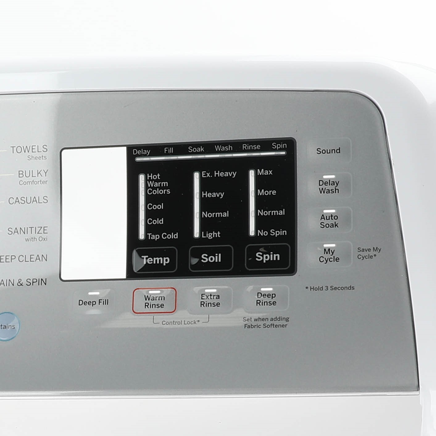 WH22X28942 CONTROL PANEL WHITE