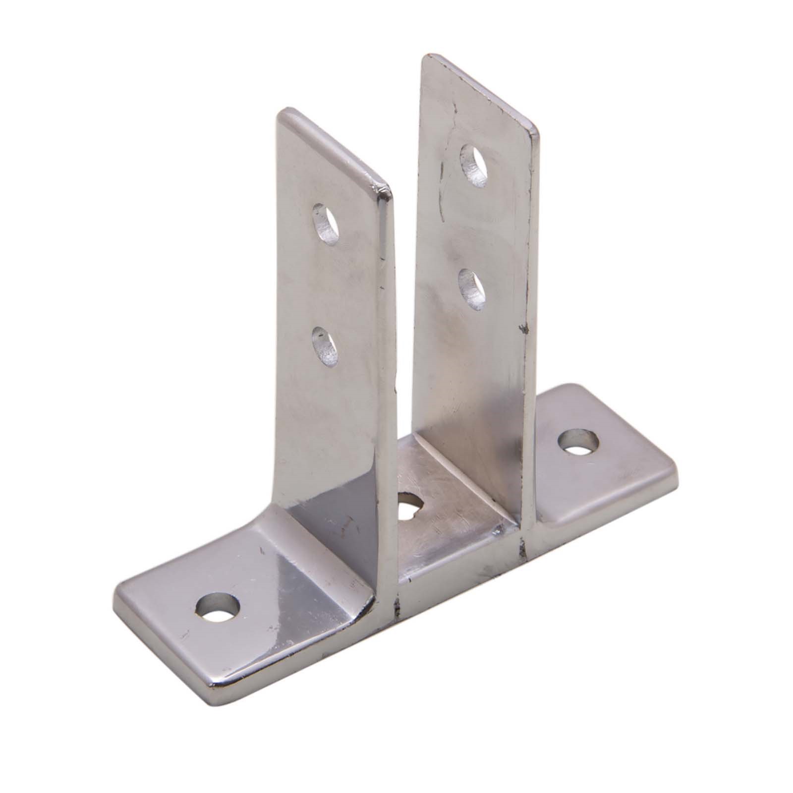 66386 ZAMAC TWO EAR URINAL SCREEN BRACKET, CHROME PLATED