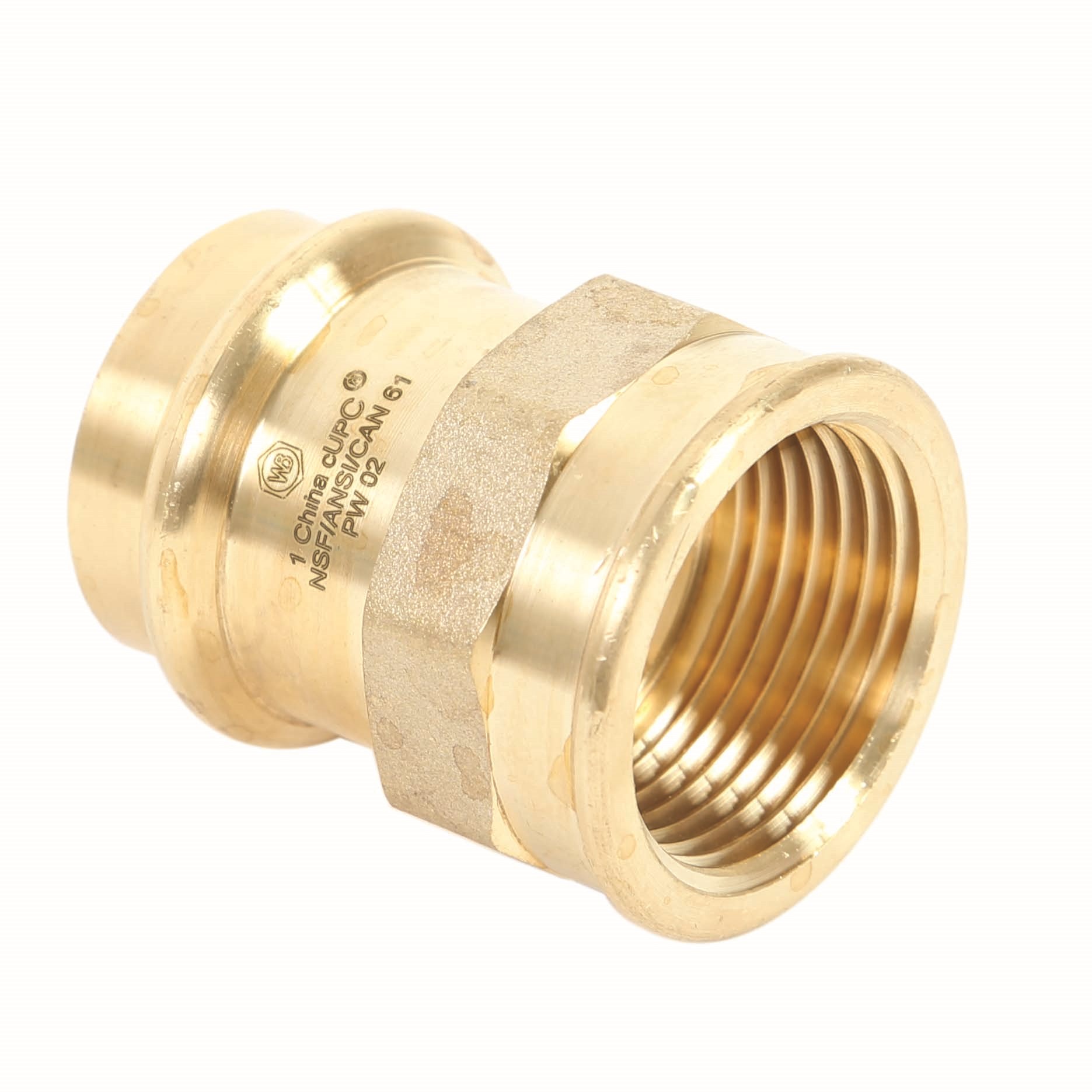 99610 1 PRESS X 1 FNPT BRASS ADAPTER