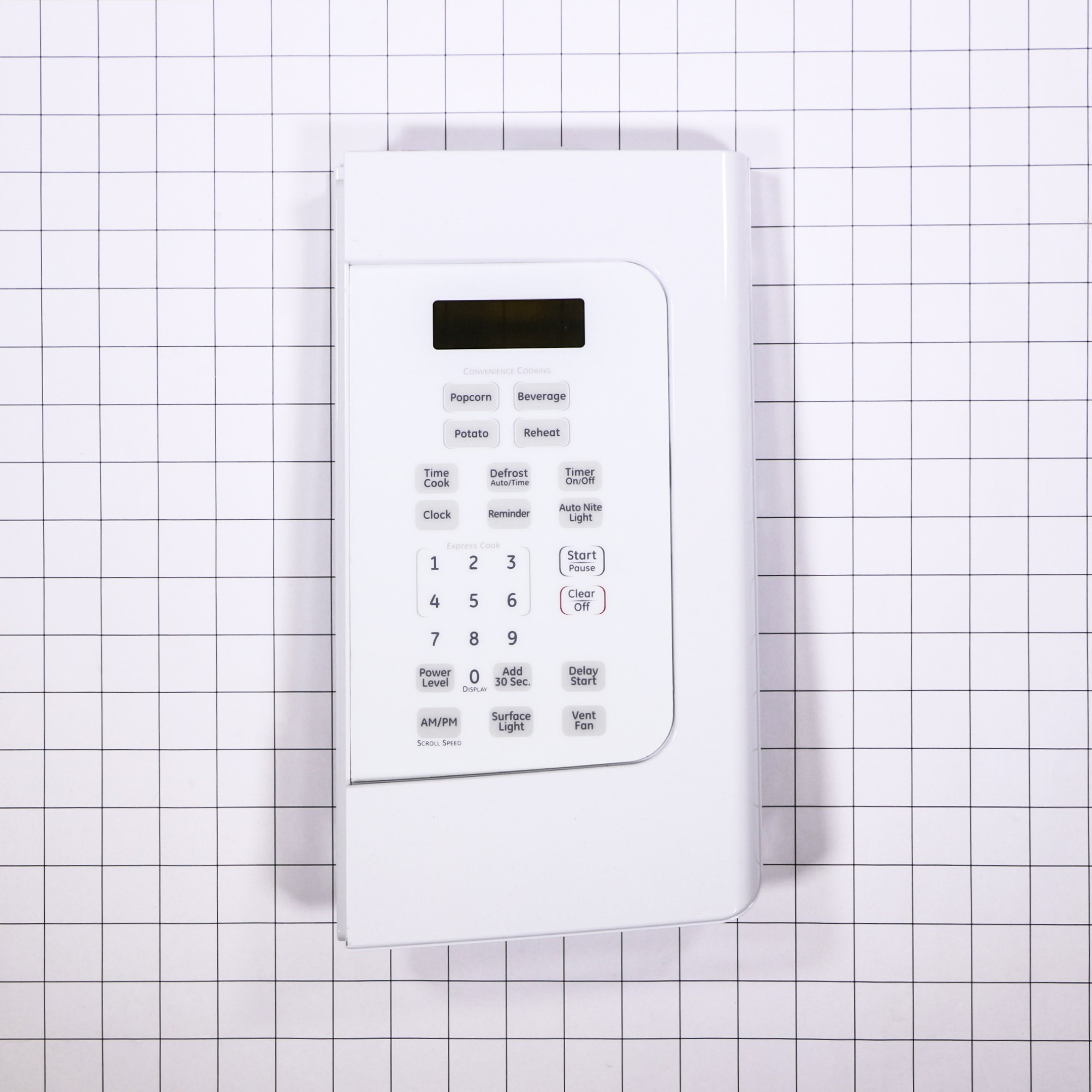 WB07X11043 CONTOL PANEL ASM WH.