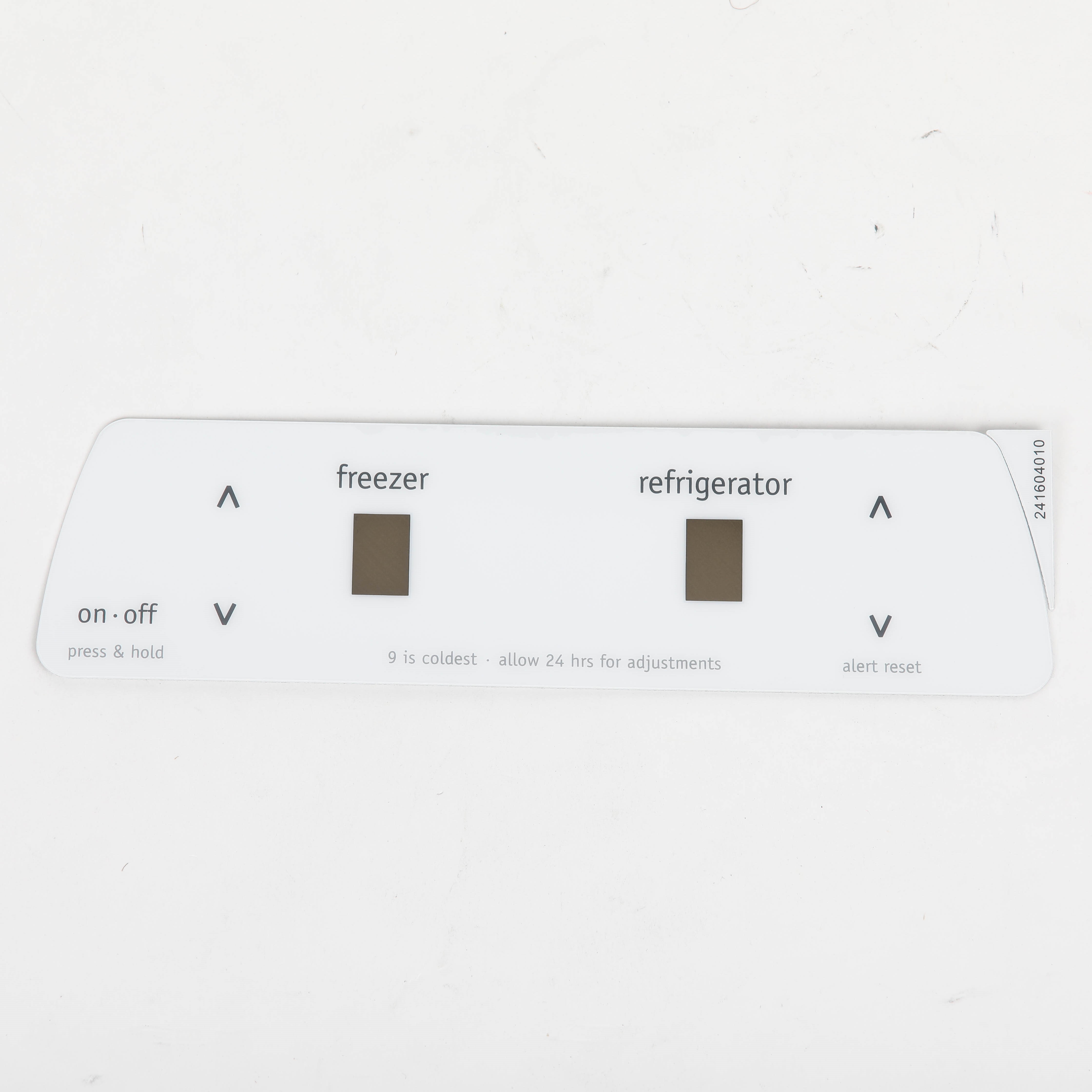 241604010 LABEL-CONTROL BOX