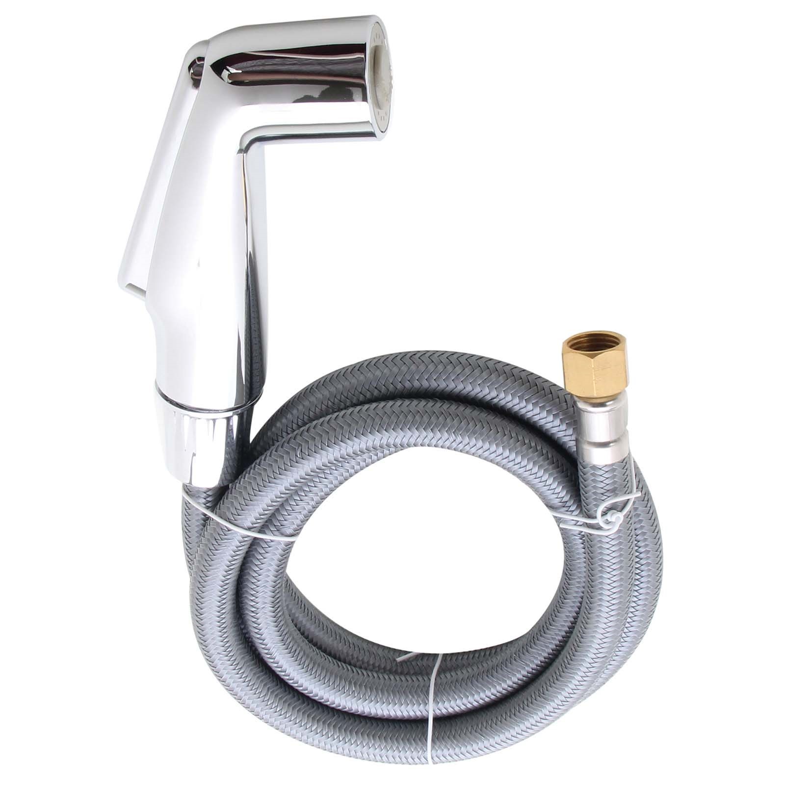 51058 FAUCET ACCESSORIES CHROME SPRAY W/NYLON HOSE & ADA