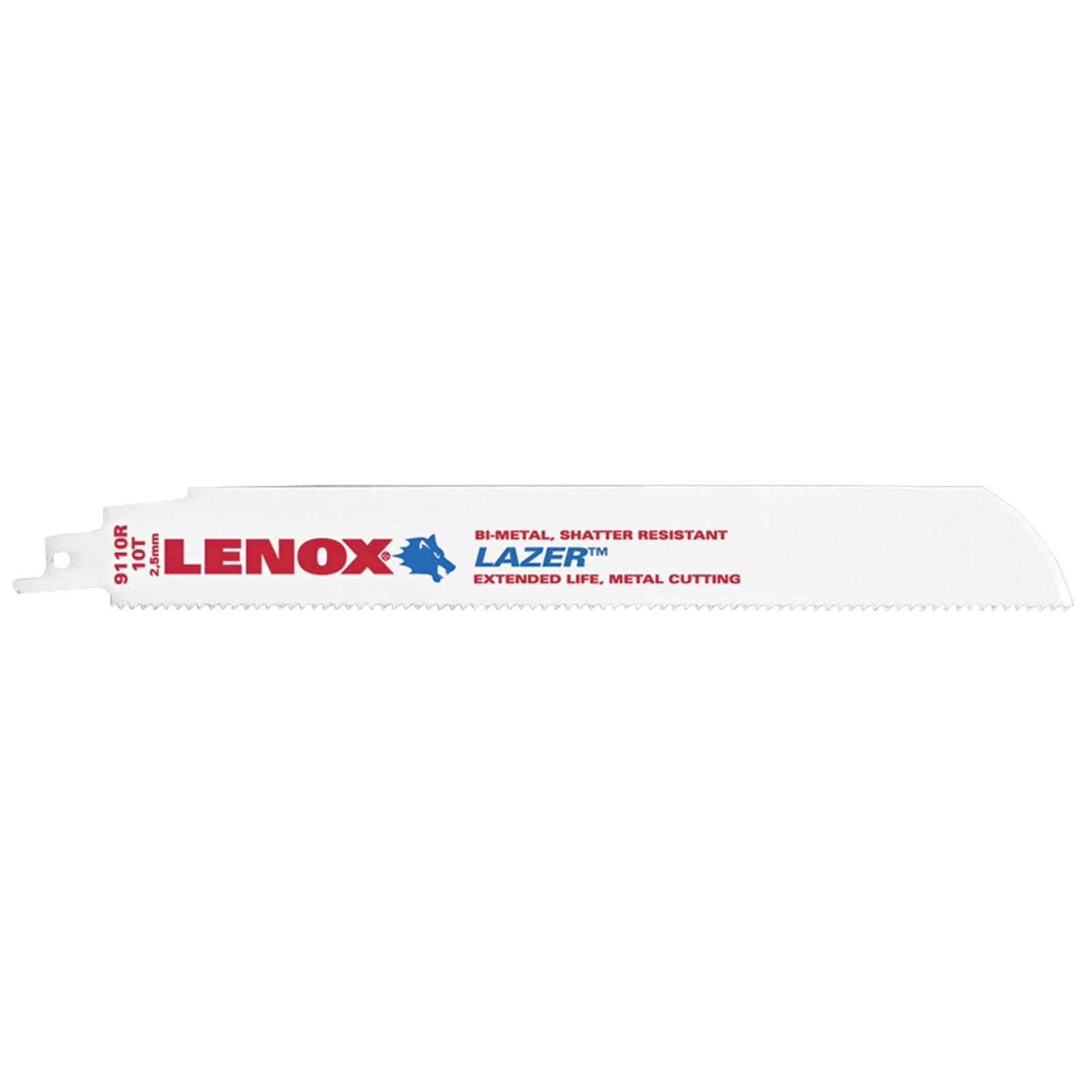 20927 9 10TPI RECIPROCATING SAW BLADE, LAZER, METAL (5 P