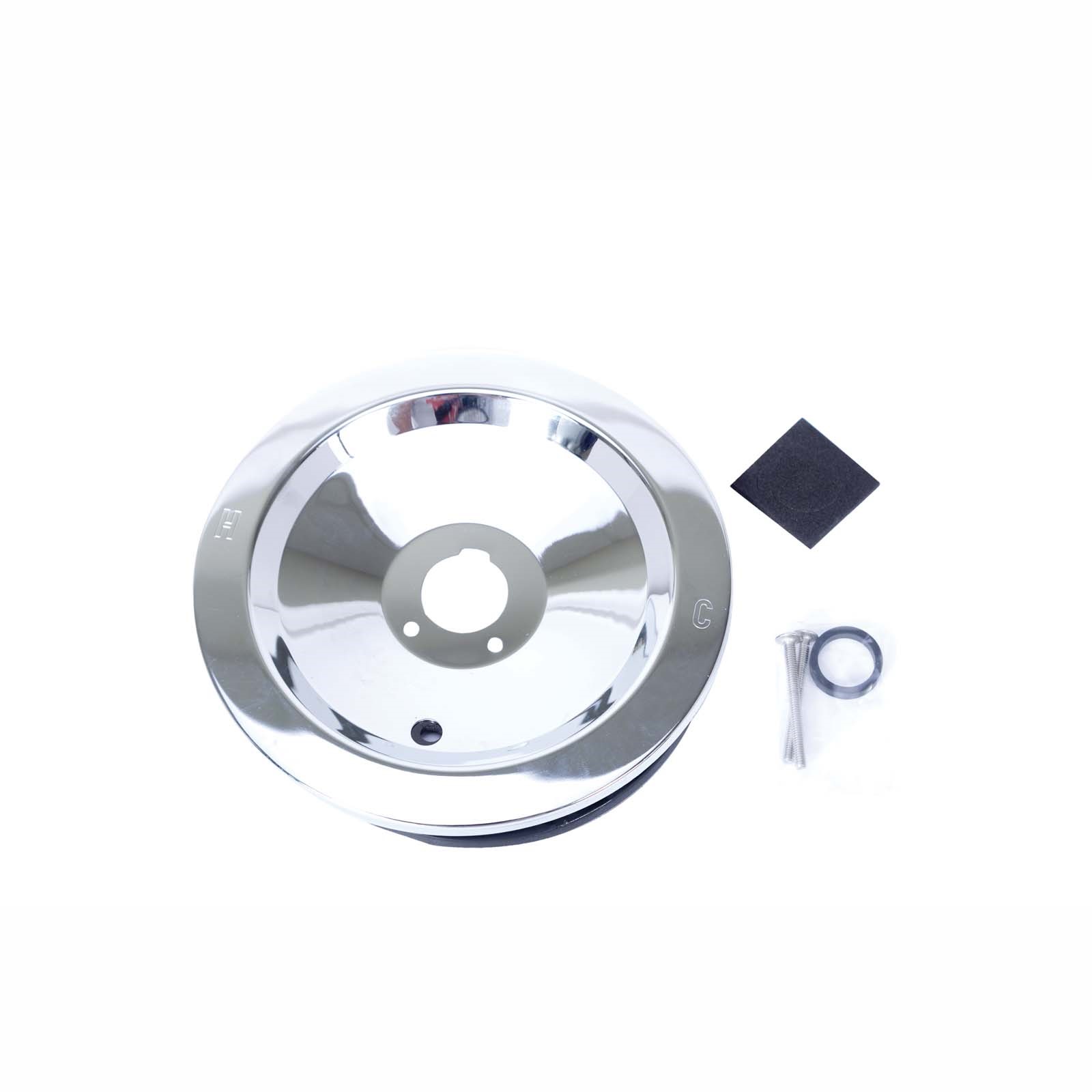 28930 ESCUTCHEON WITH DIVETER HOLE FOR MOEN, CHROME PLAT