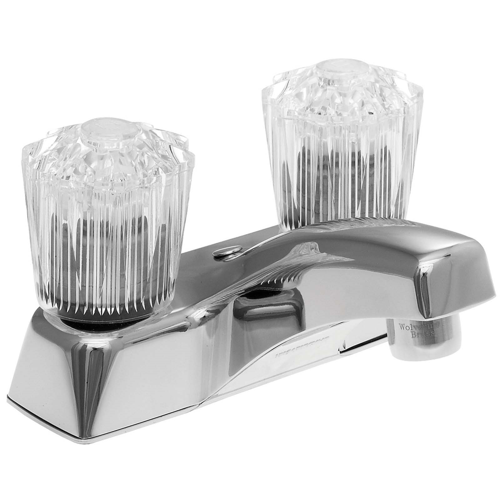 EC00320 ENCORE 2 HDLE LAVATORY CLEAR ACRYLIC HDLS,L/POP-UP