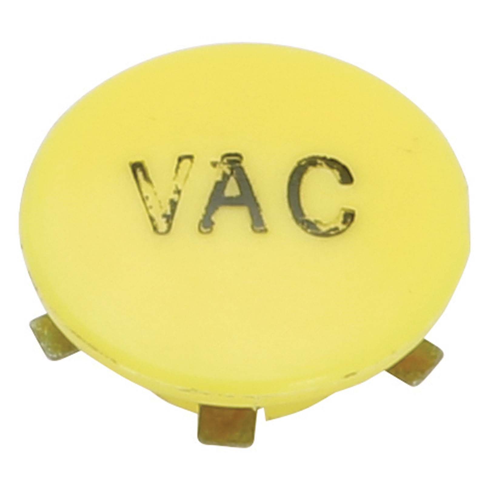 91114 ACCESSORIES INDEX BUTTON-YELLOW-VACUUM