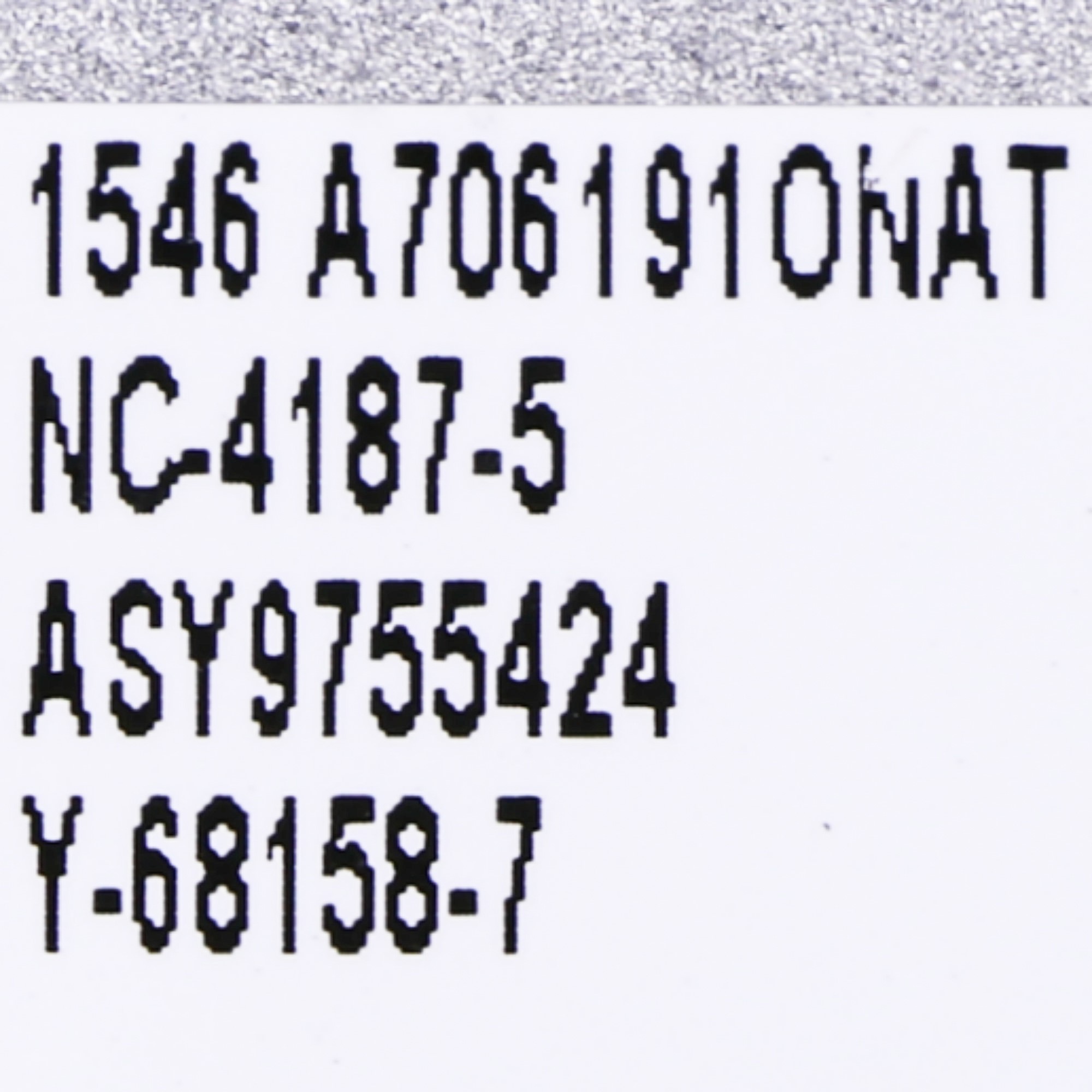 WP9755424 VALVE-GAS