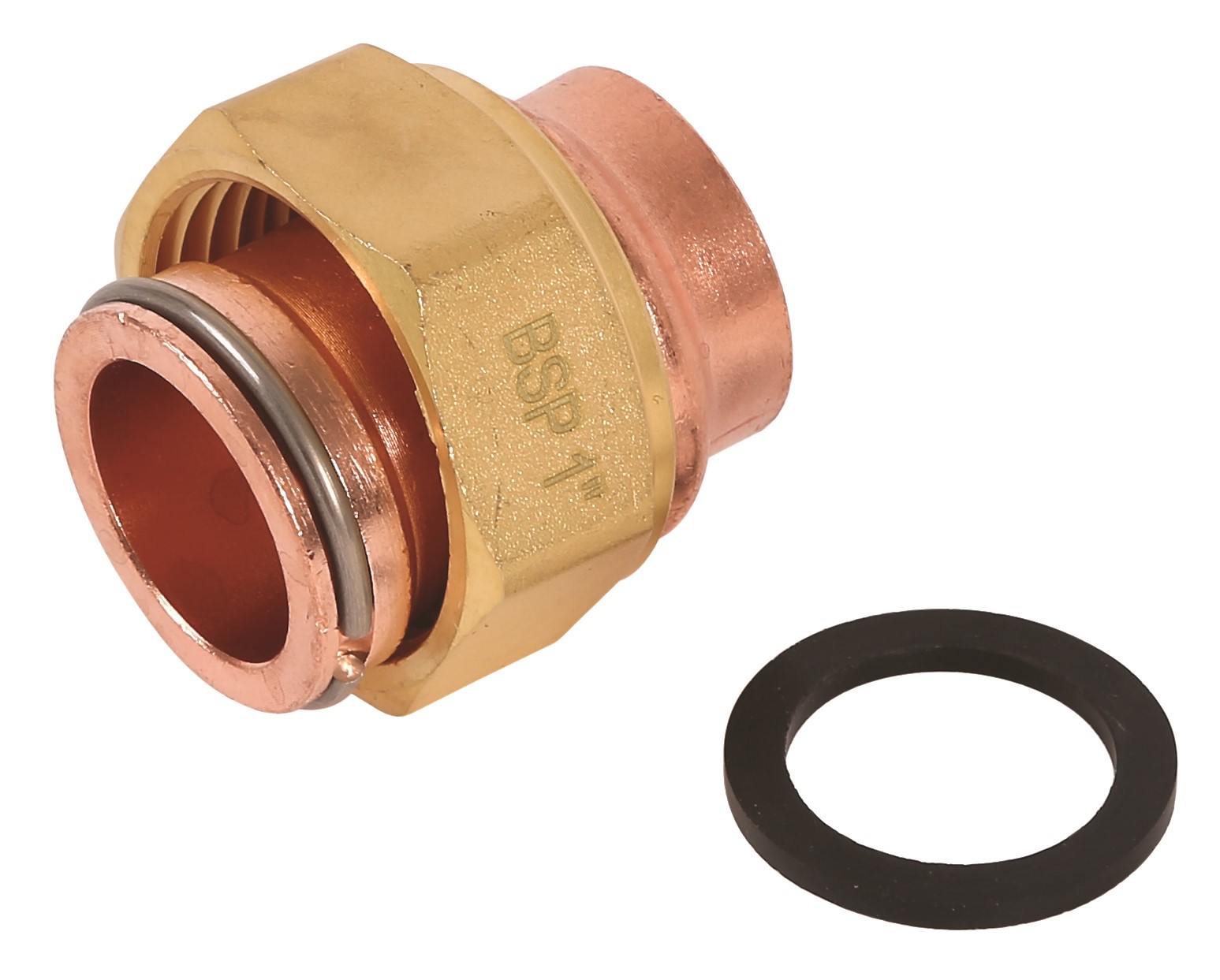 99549 3/4 PRESS X 3/4 FEMALE BSP COPPER UNION ADAPTER
