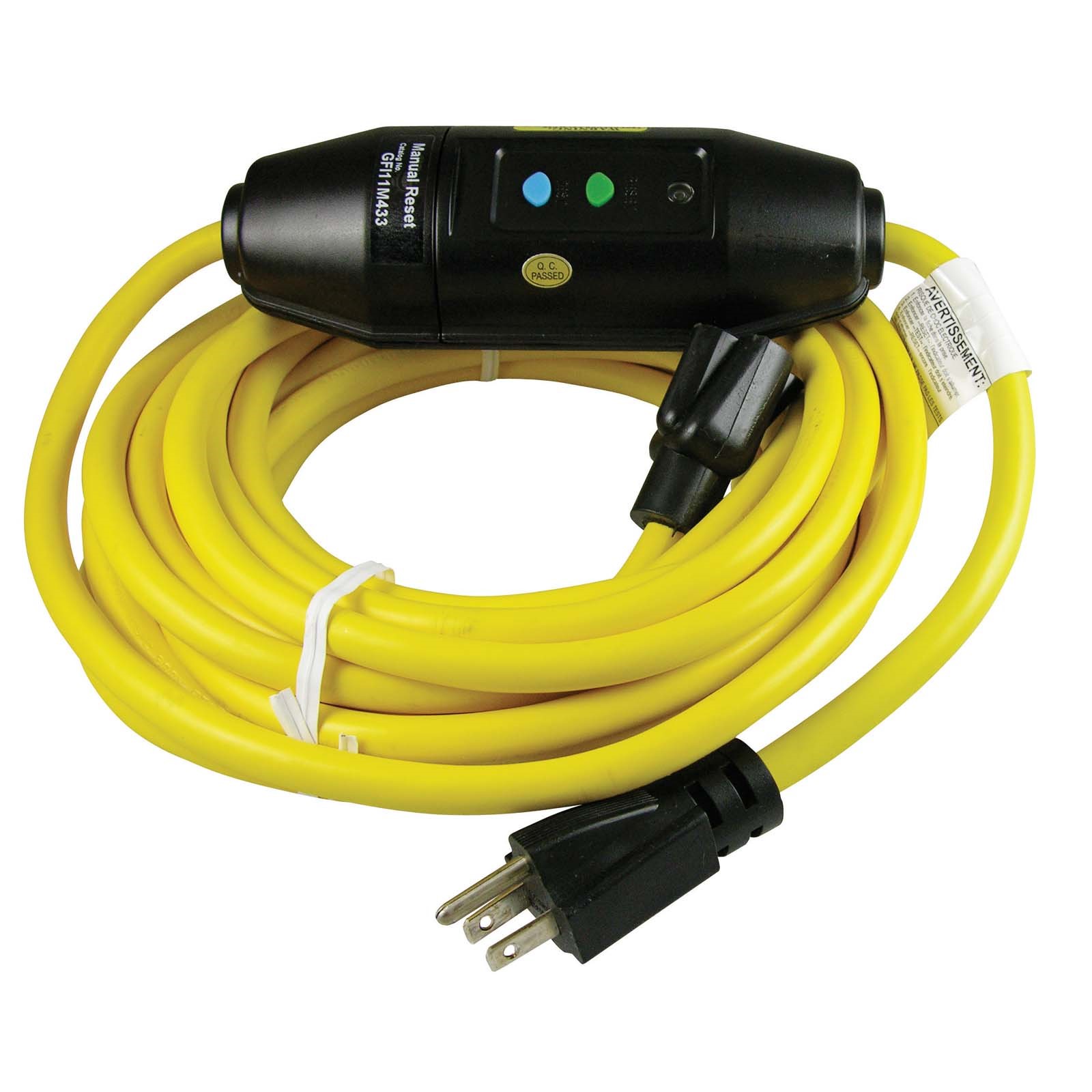 59396 SJTW CORD SET, 25 FT, 125 VAC, 15 A