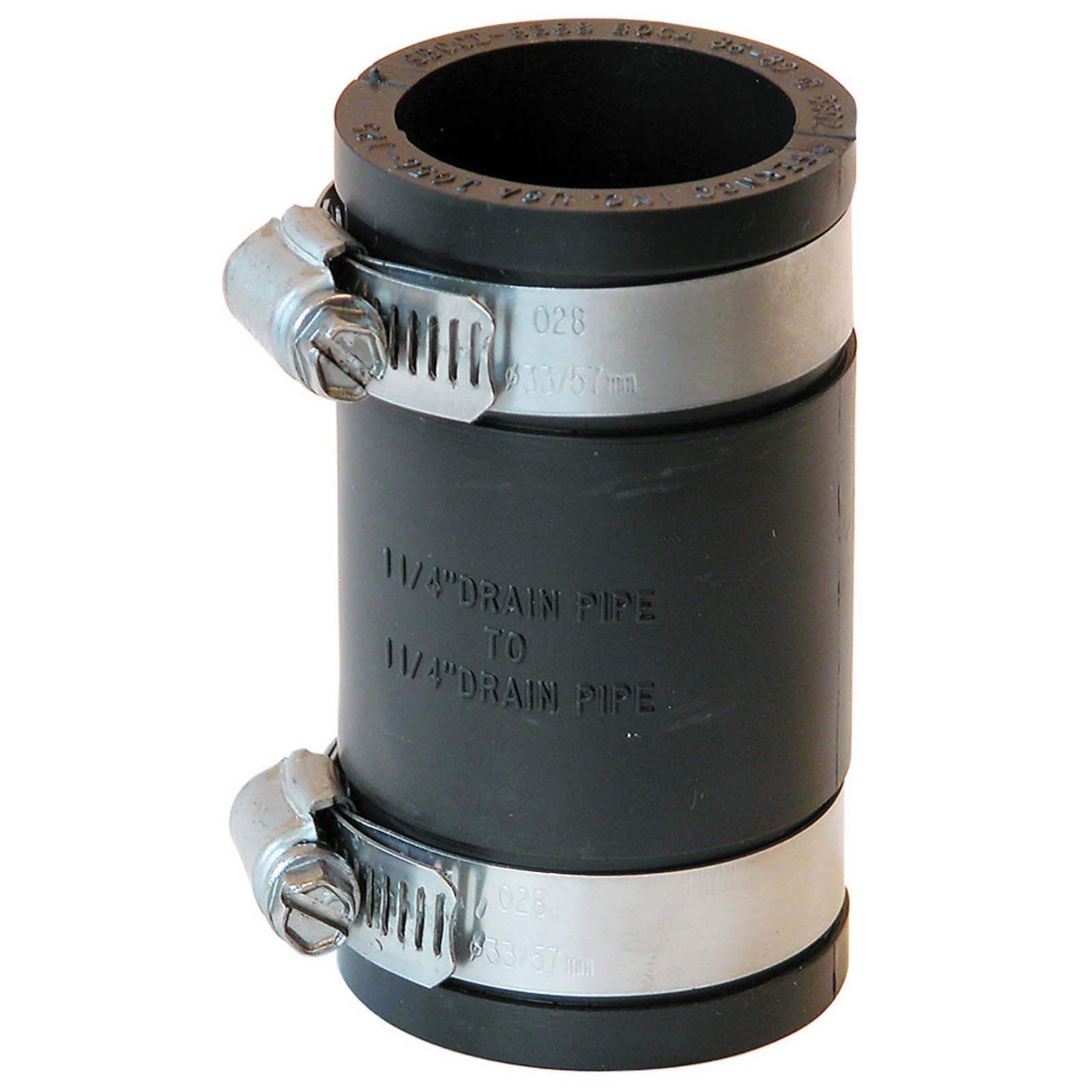59344 FERNCO FLEXIBLE COUPLINGS 1-1/4 PIPE SIZE