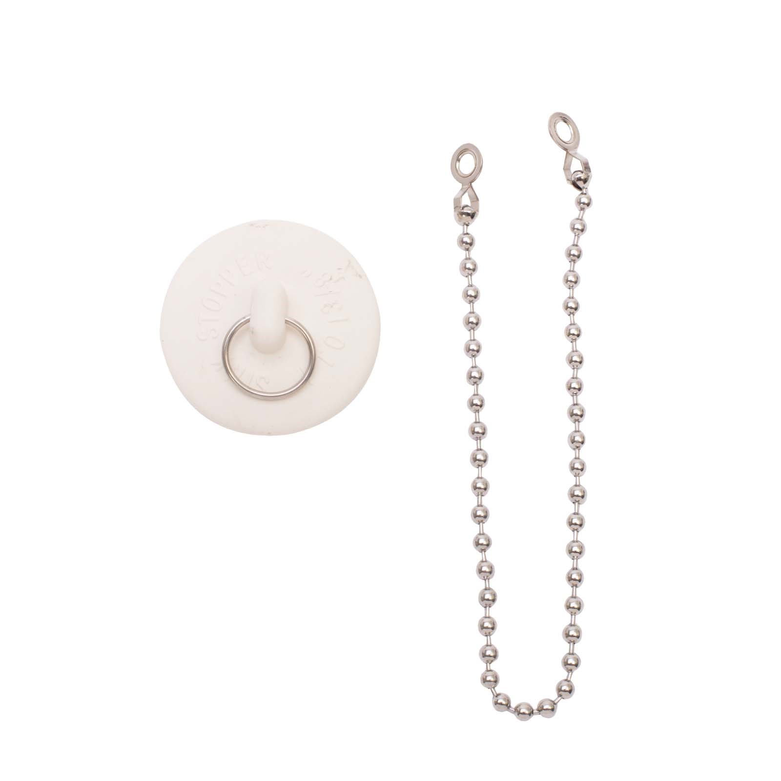 80784 UNIVERSAL RUBBER LAV STOPPER, 1” TO 1-3/8”