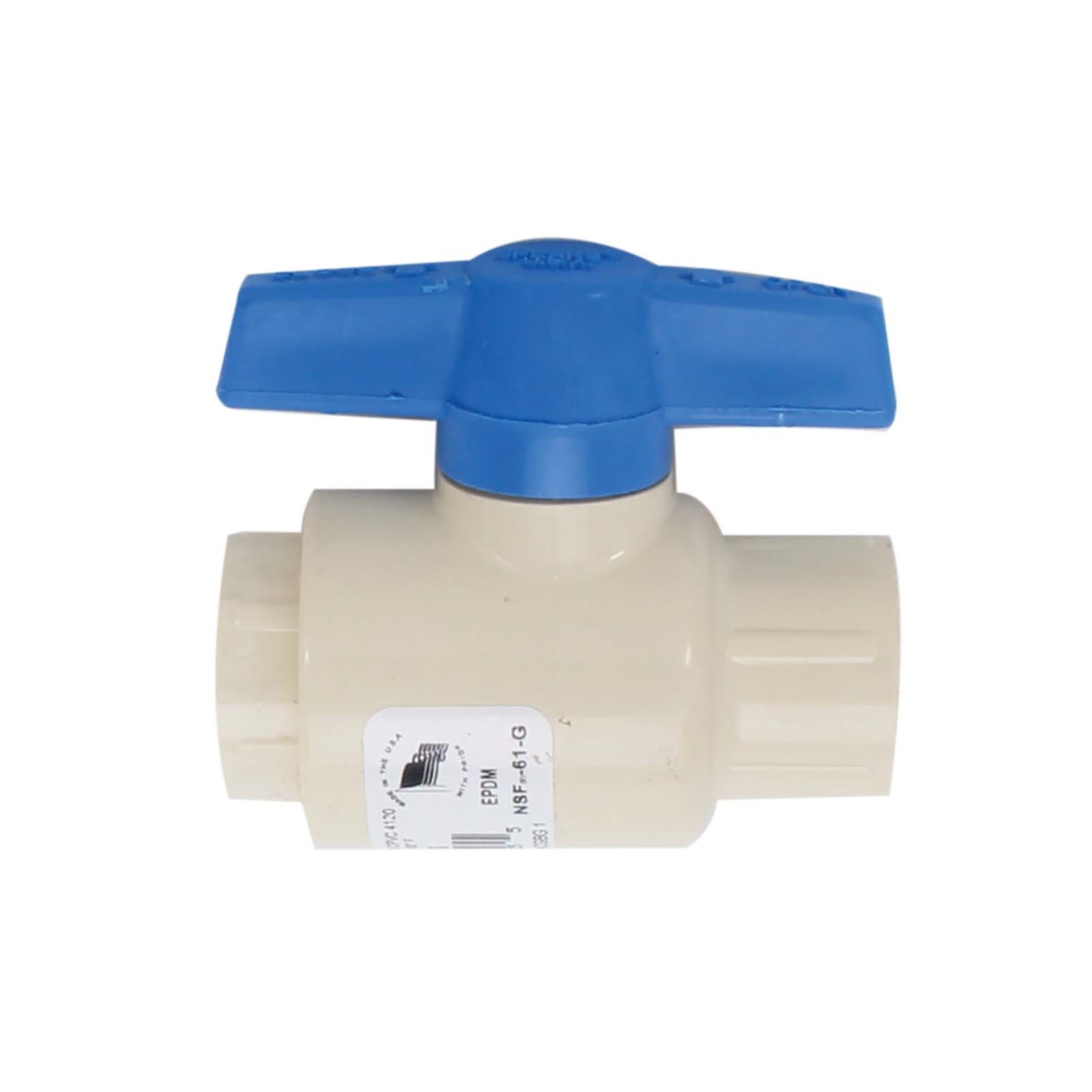 80584 1/2 SLIP CPVC FULL-PORT BALL VALVE ABS HANDLE