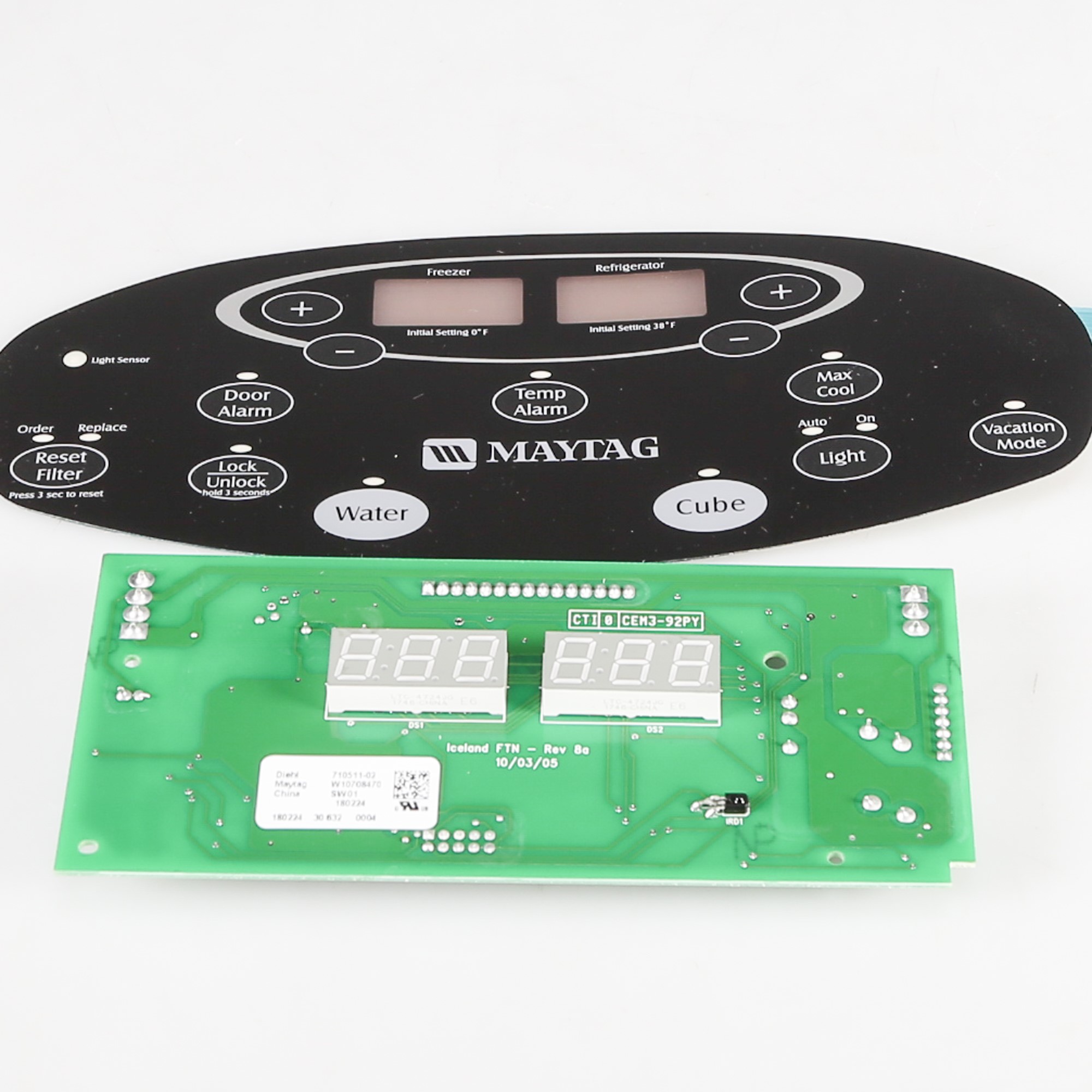 W11221359 Whirlpool Refrigerator Electronic Control Board