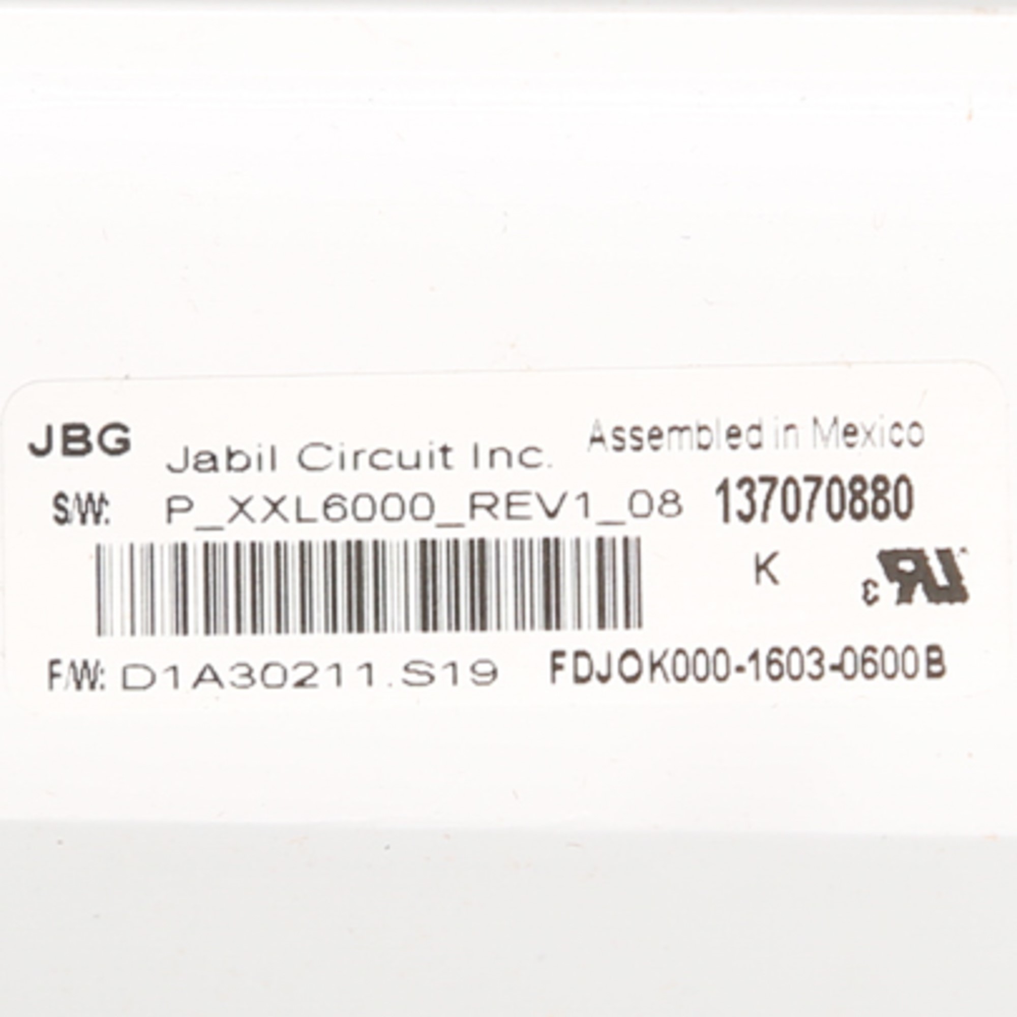 Electrolux 137070880