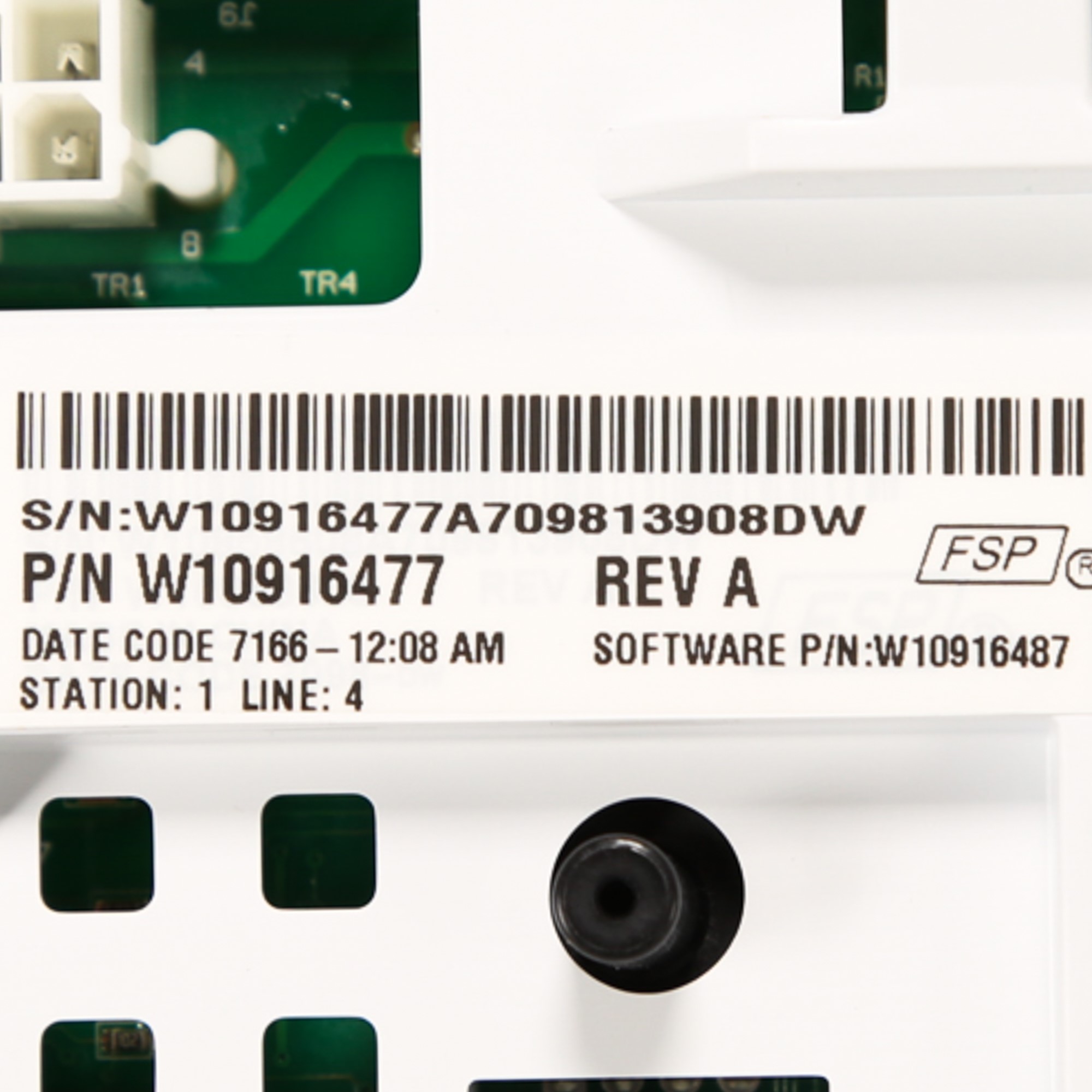 Whirlpool W11116589 Washer Electronic Control Board
