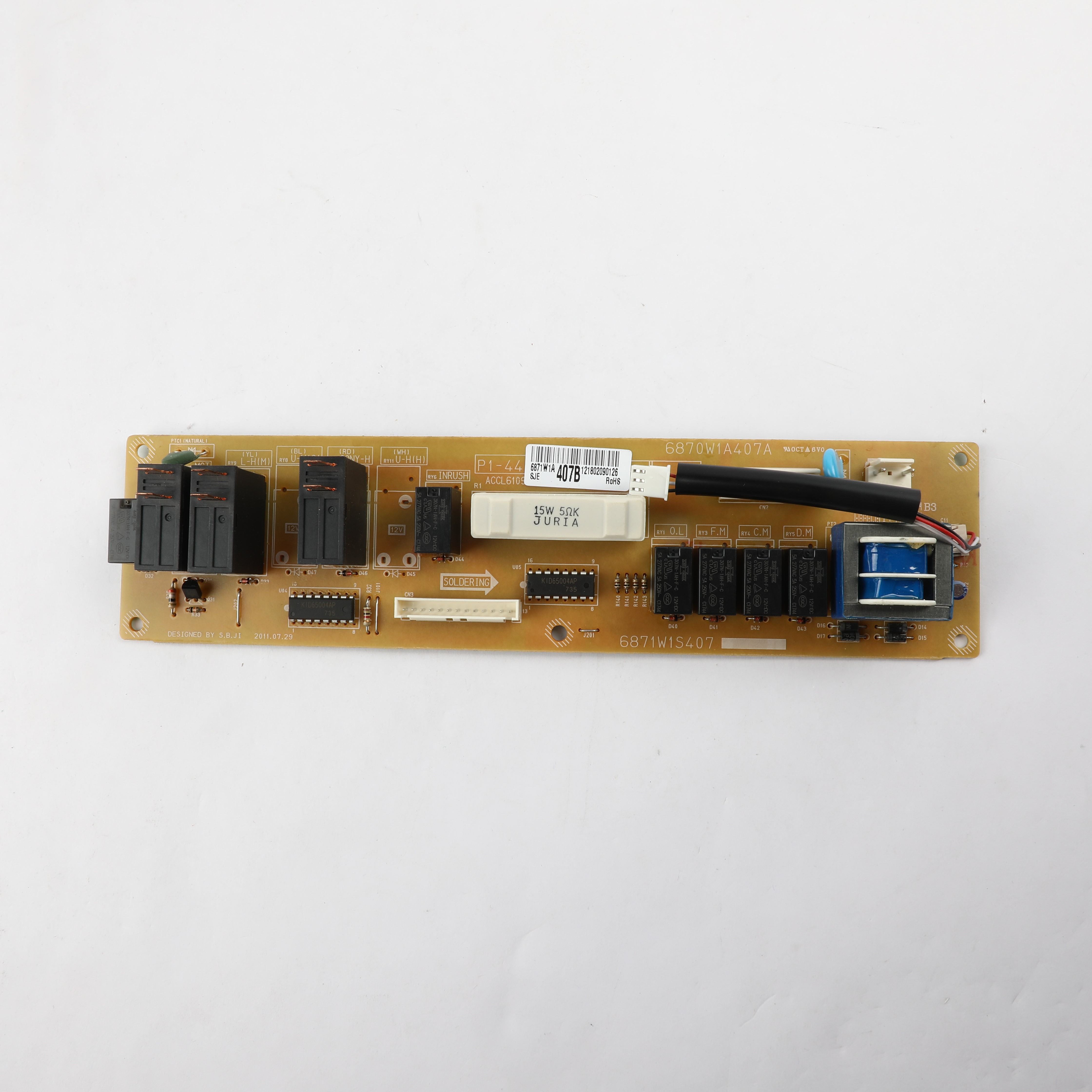 WB27X32916 RELAY BOARD
