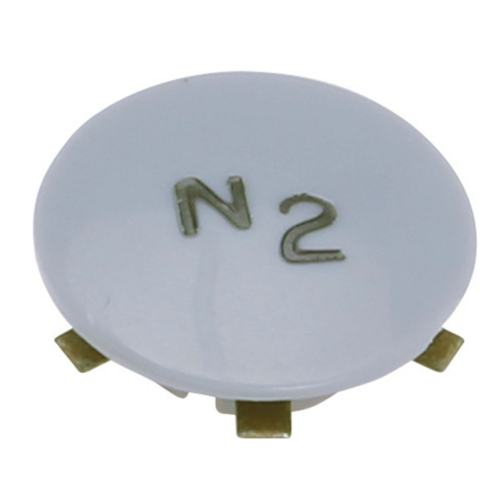 91118 ACCESSORIES INDX BUTTON-GRAY-NITROGEN