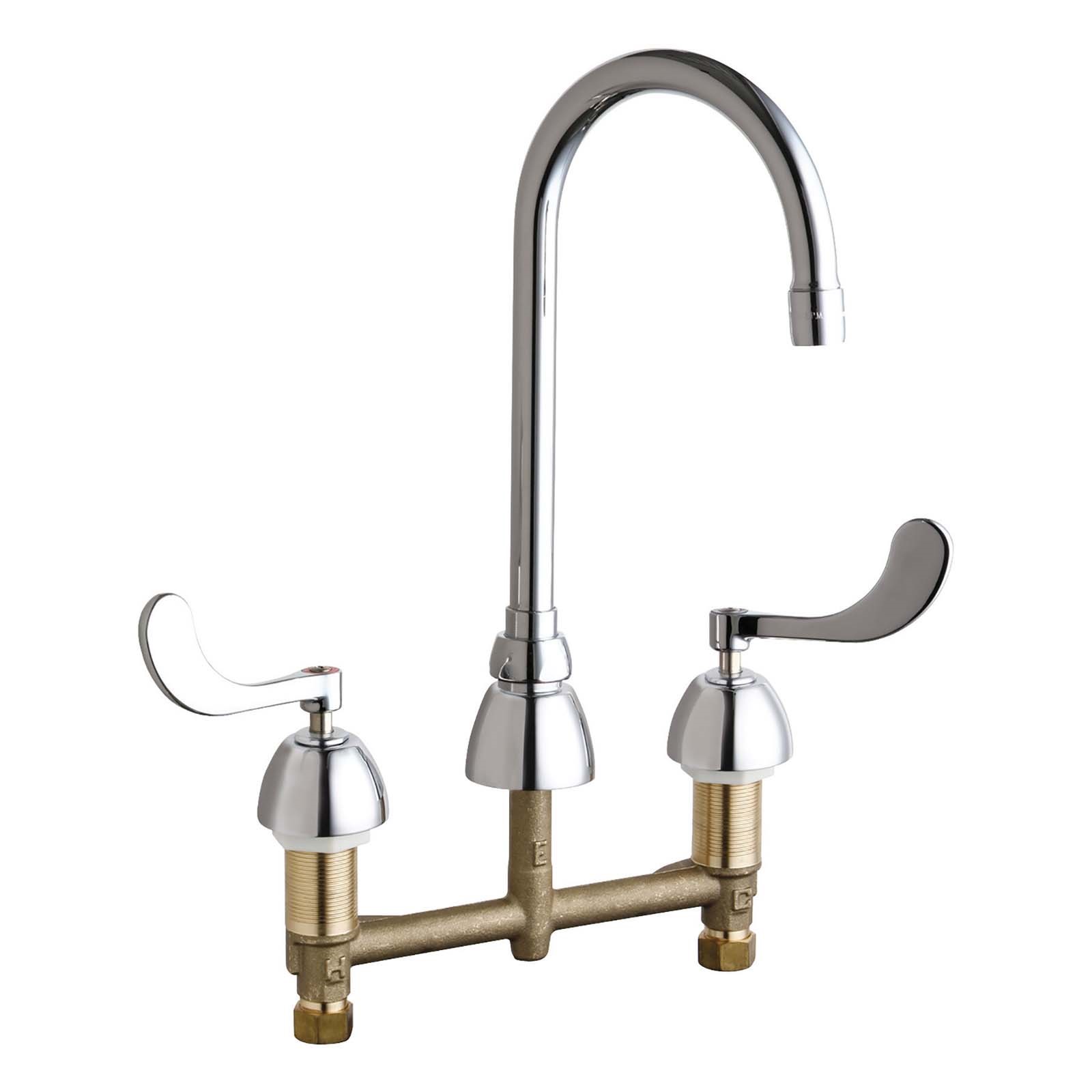 908479NL 786-E3ABCP CHICAGO LAV FAUCET, WIDESPREAD