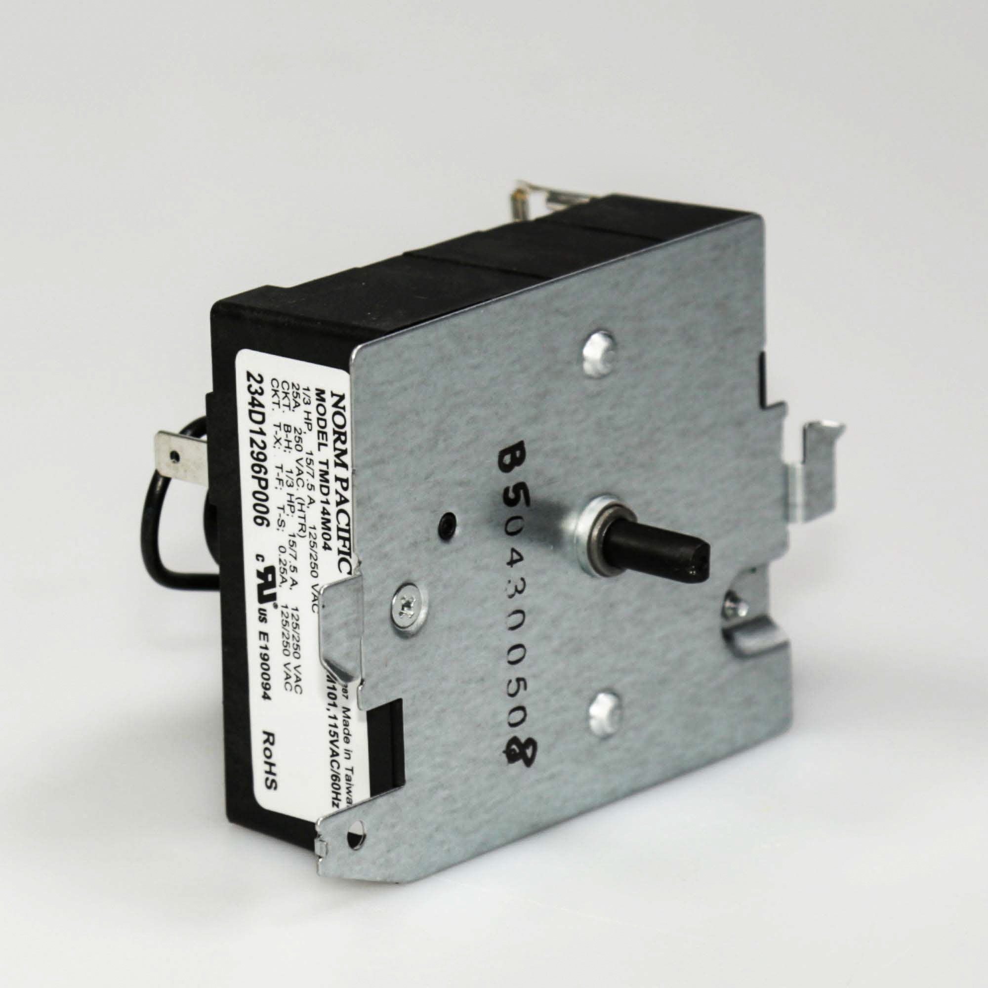 WE04X20416 GE Washer Dryer Control Timer with Plastic Shaft