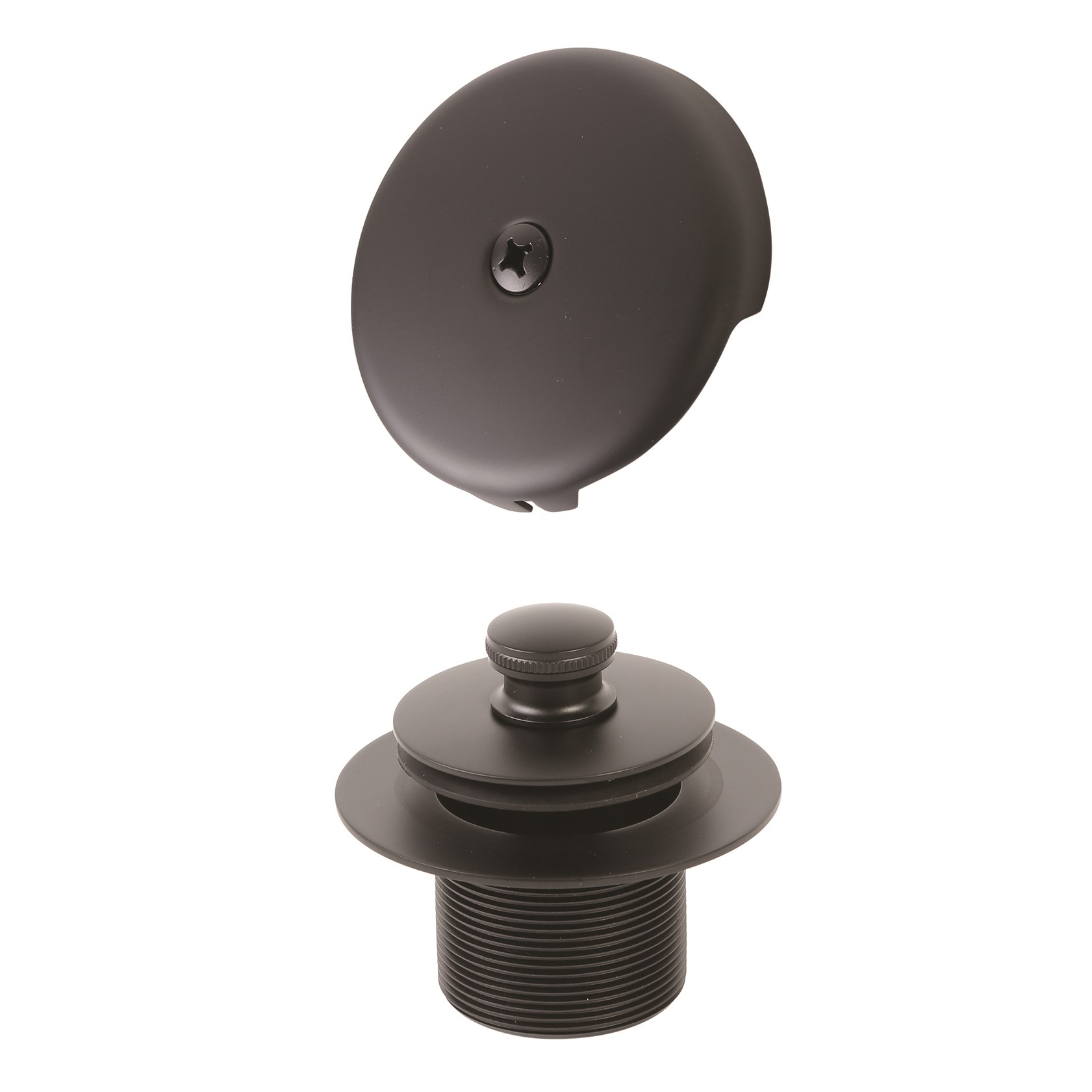 S-1595-MB 1-5/8 BATH DRAIN WITH OVERFLOW AND MOUNTING PLATE,