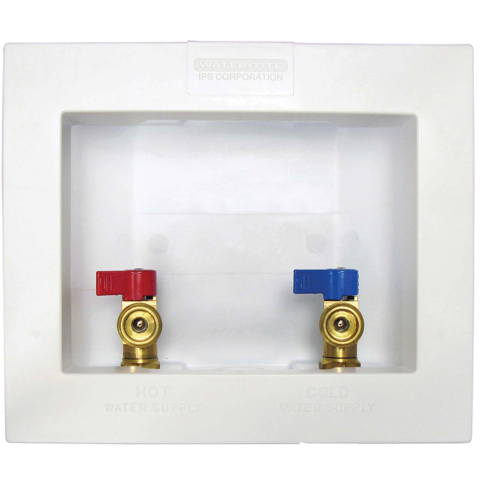 53445W WASHMACH BOX & 1/4 TURN VAL 1/2 PEX CRIMP CONNECTI