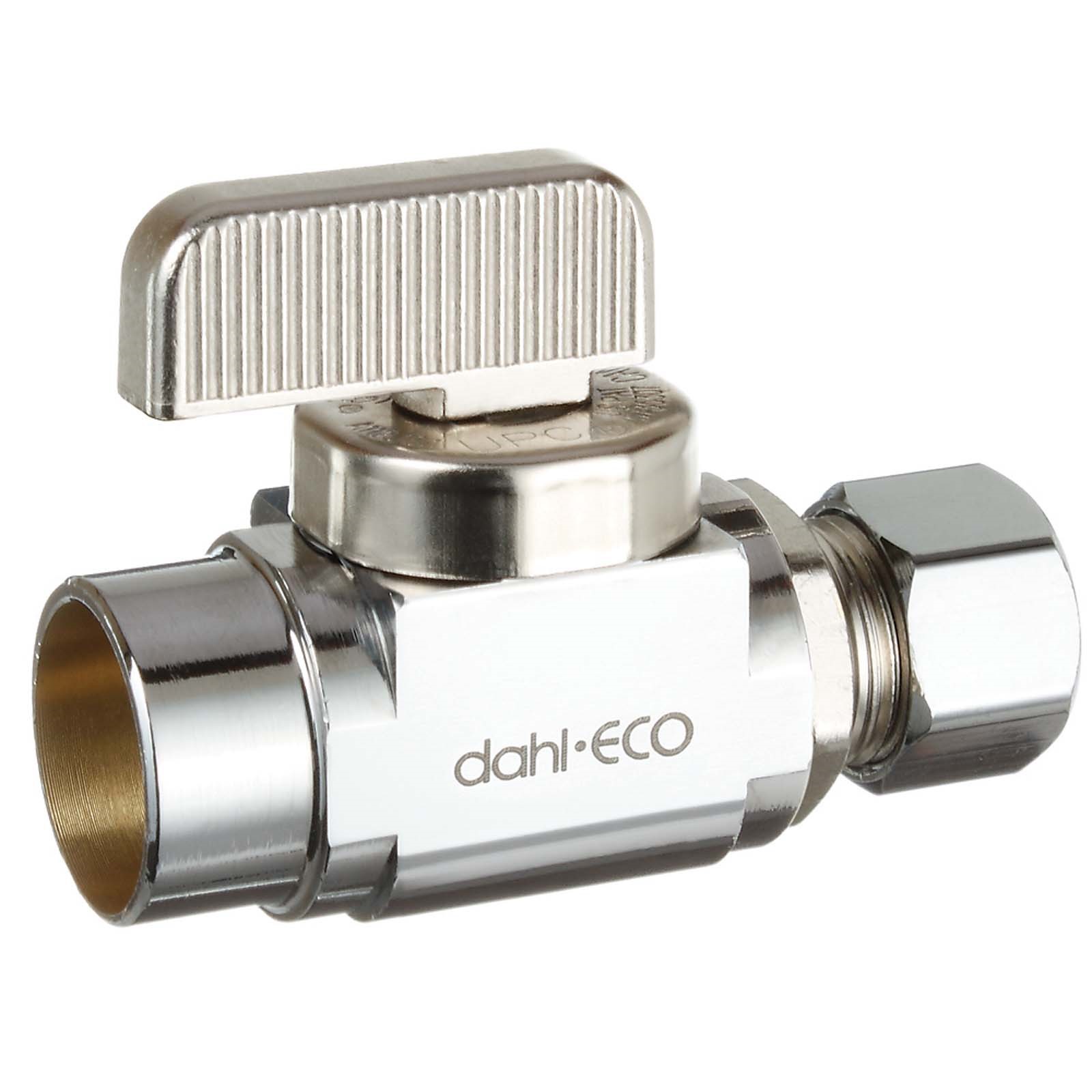 53445NL 1/2 X 3/8 BRASS (LEAD FREE) 1/4-TURN STRAIGHT SUPP