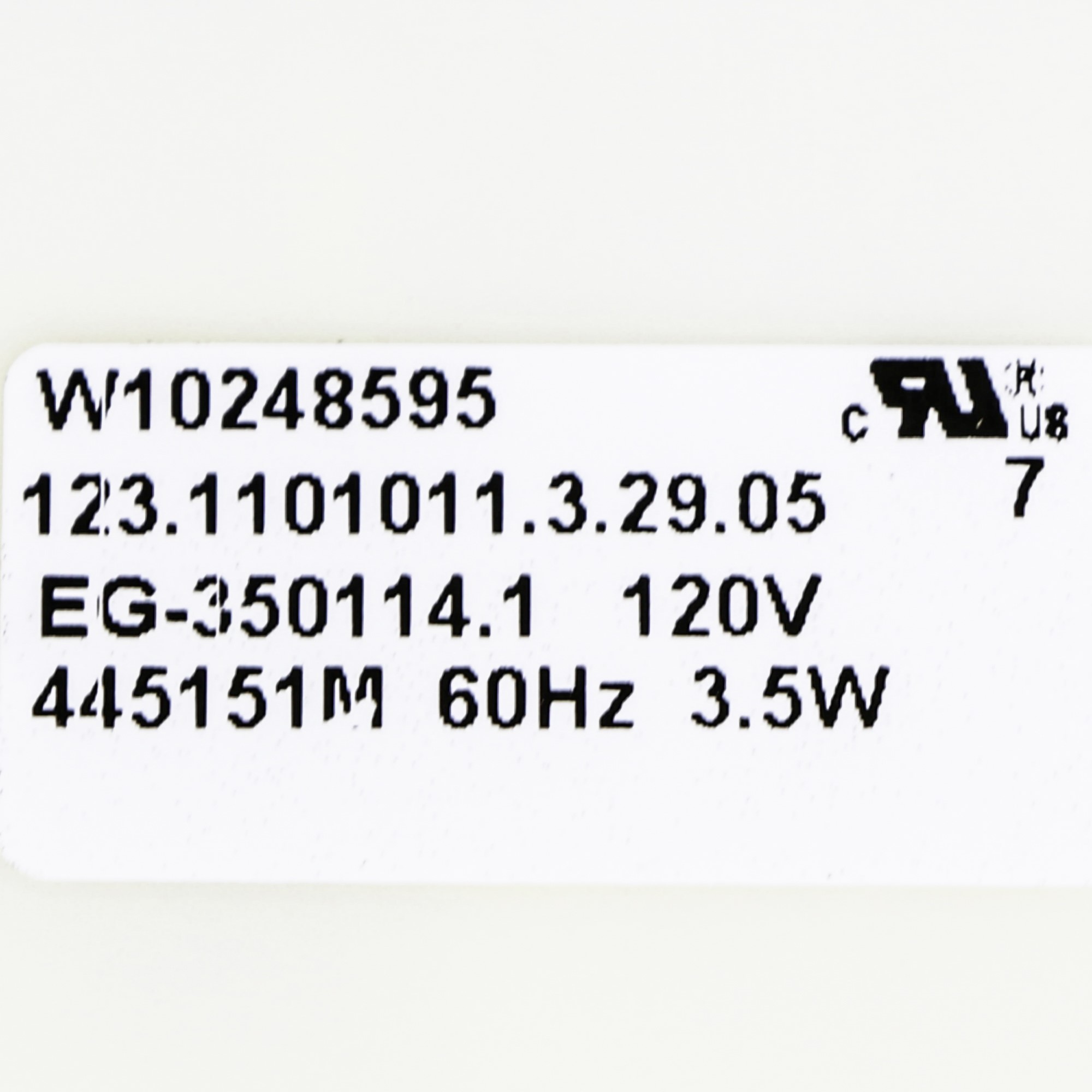 WPW10248595 Whirlpool Damper Control Assembly