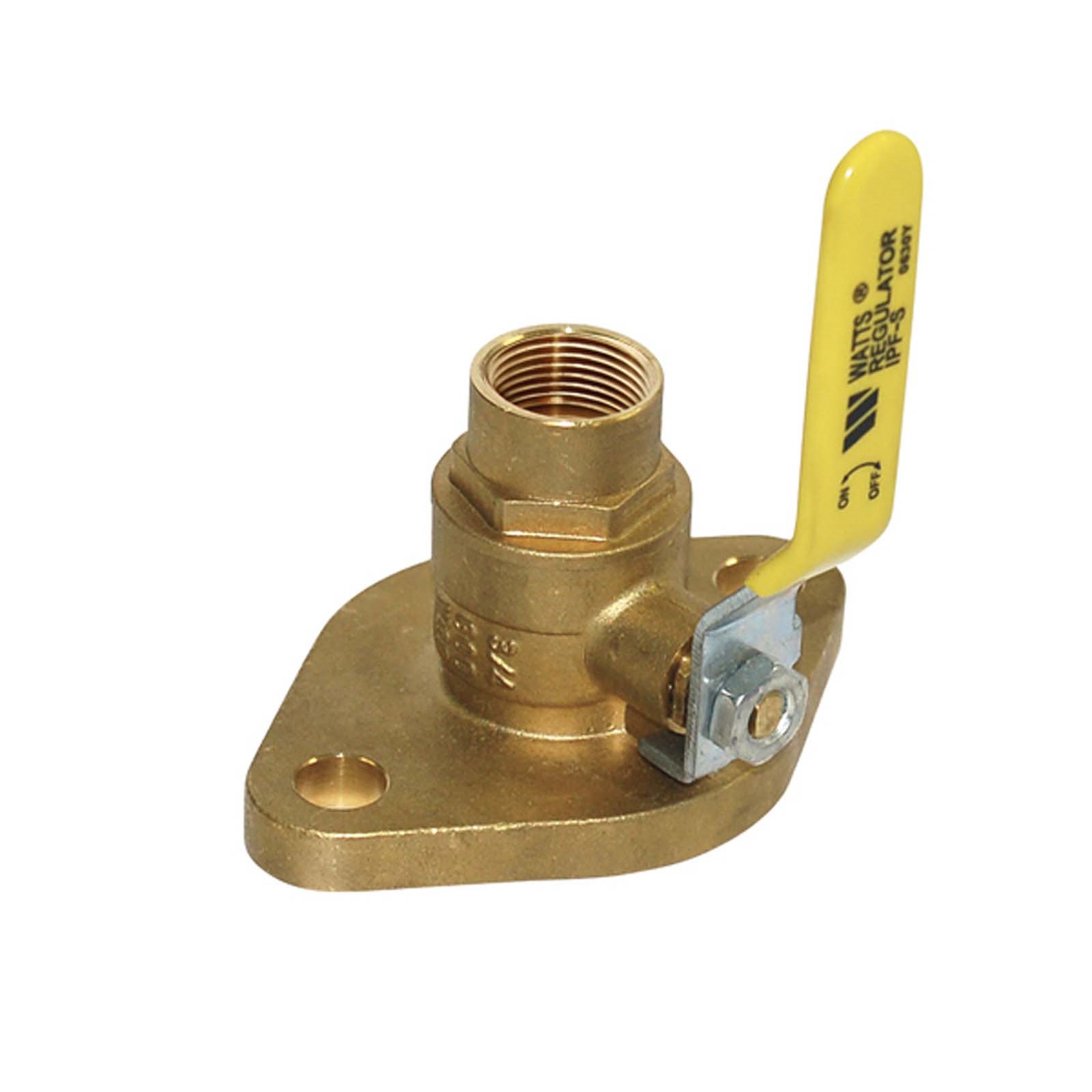 52557 BRASS ISOLATION BALL VALVE PUMP FLANGE, 1 NPT
