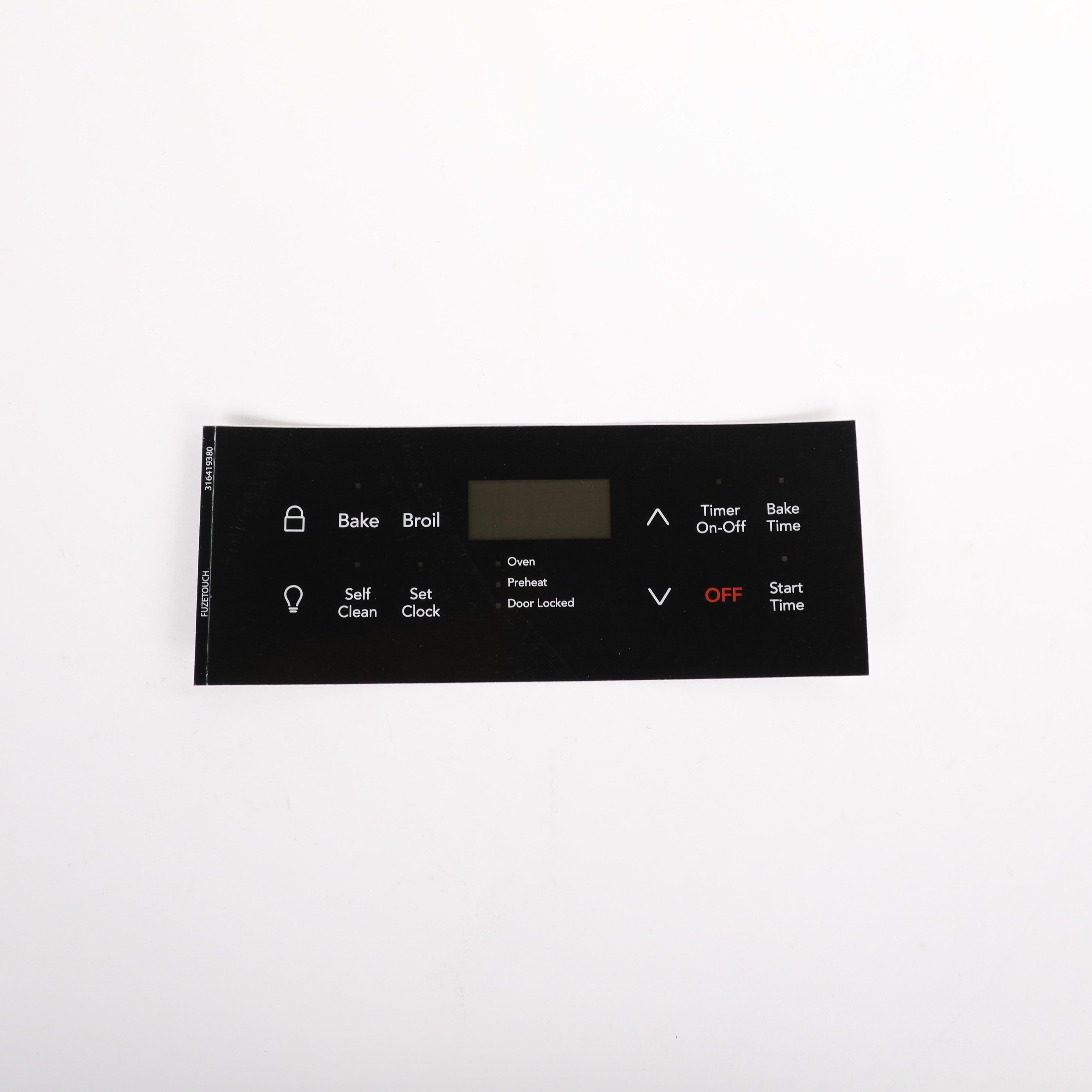 316419380 Frigidaire Oven Black Range Overlay