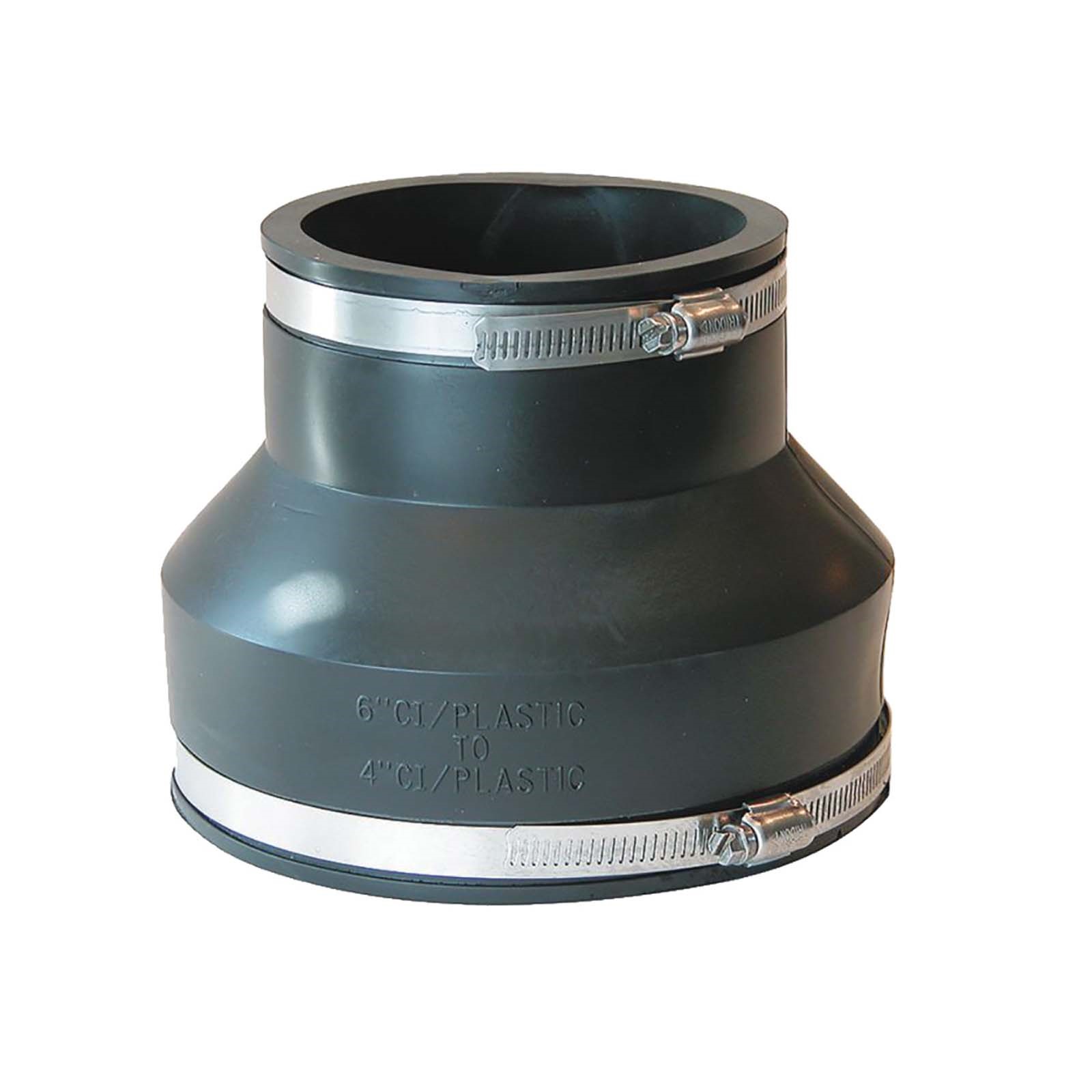53519 FERNCO FLEXIBLE COUPLINGS 6 X 4 PIPE SIZE