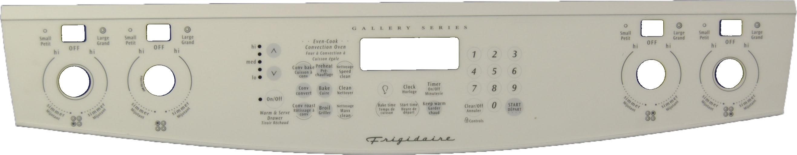 318313803 CONTROL PANEL ASSEM