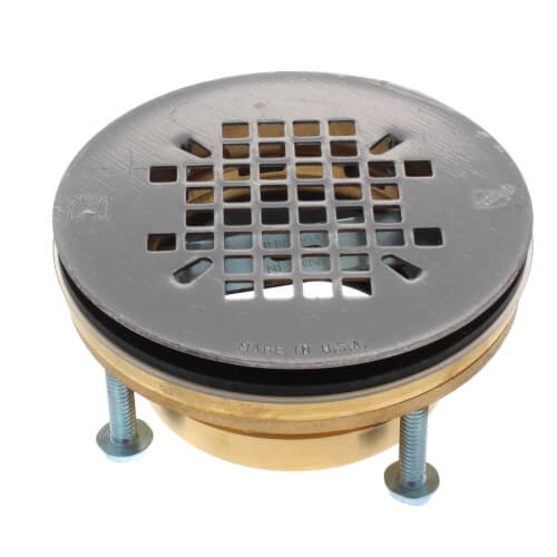 80261 2 JACKRABBIT NO-CAULK SHOWER DRAIN