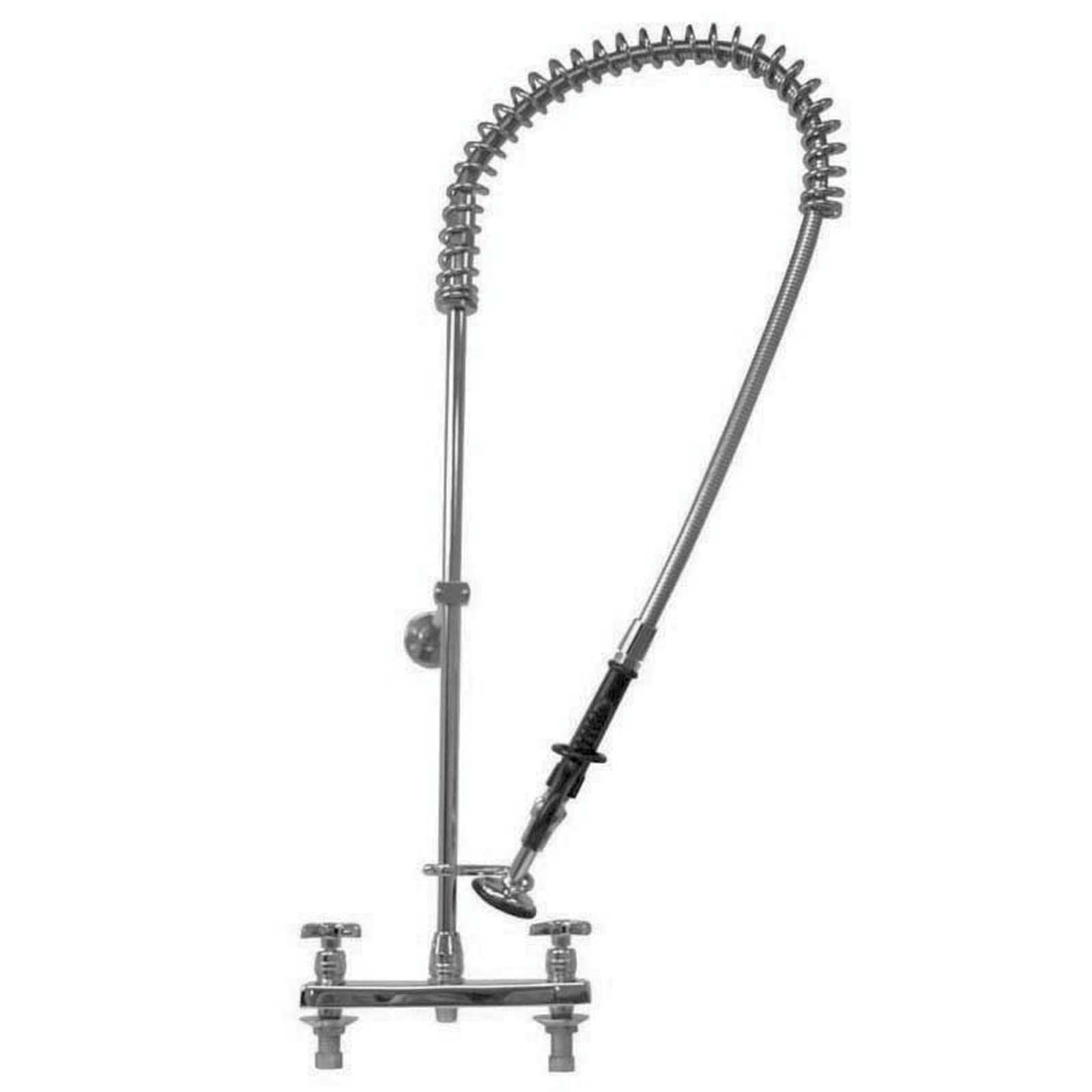 93346PR PRERINSE DECKMOUNT UNIT CROSS HANDLES/ 8 CENTERS