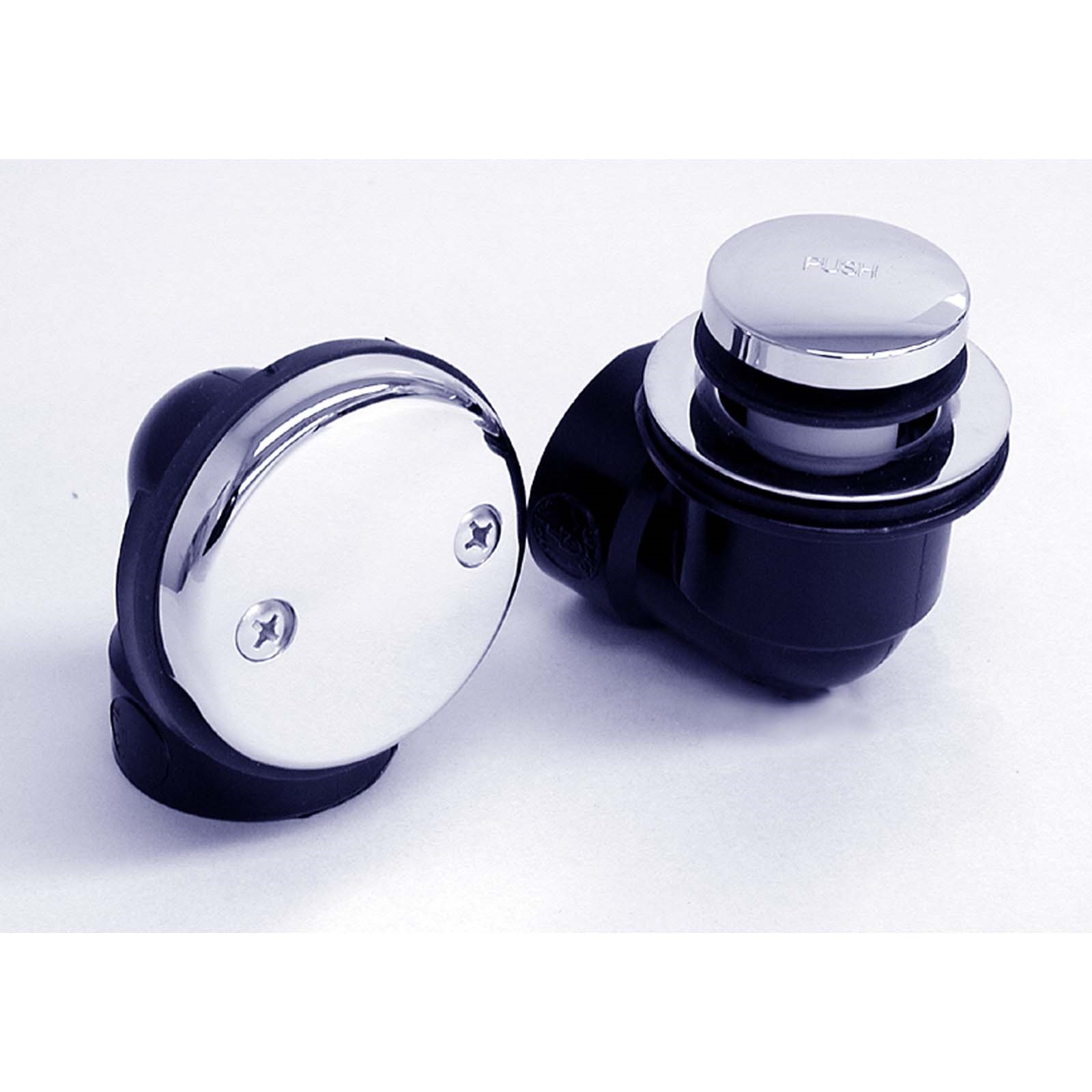 53403 ABS SCH 40 TOE TOUCH HALF WASTE CHROME PLATED