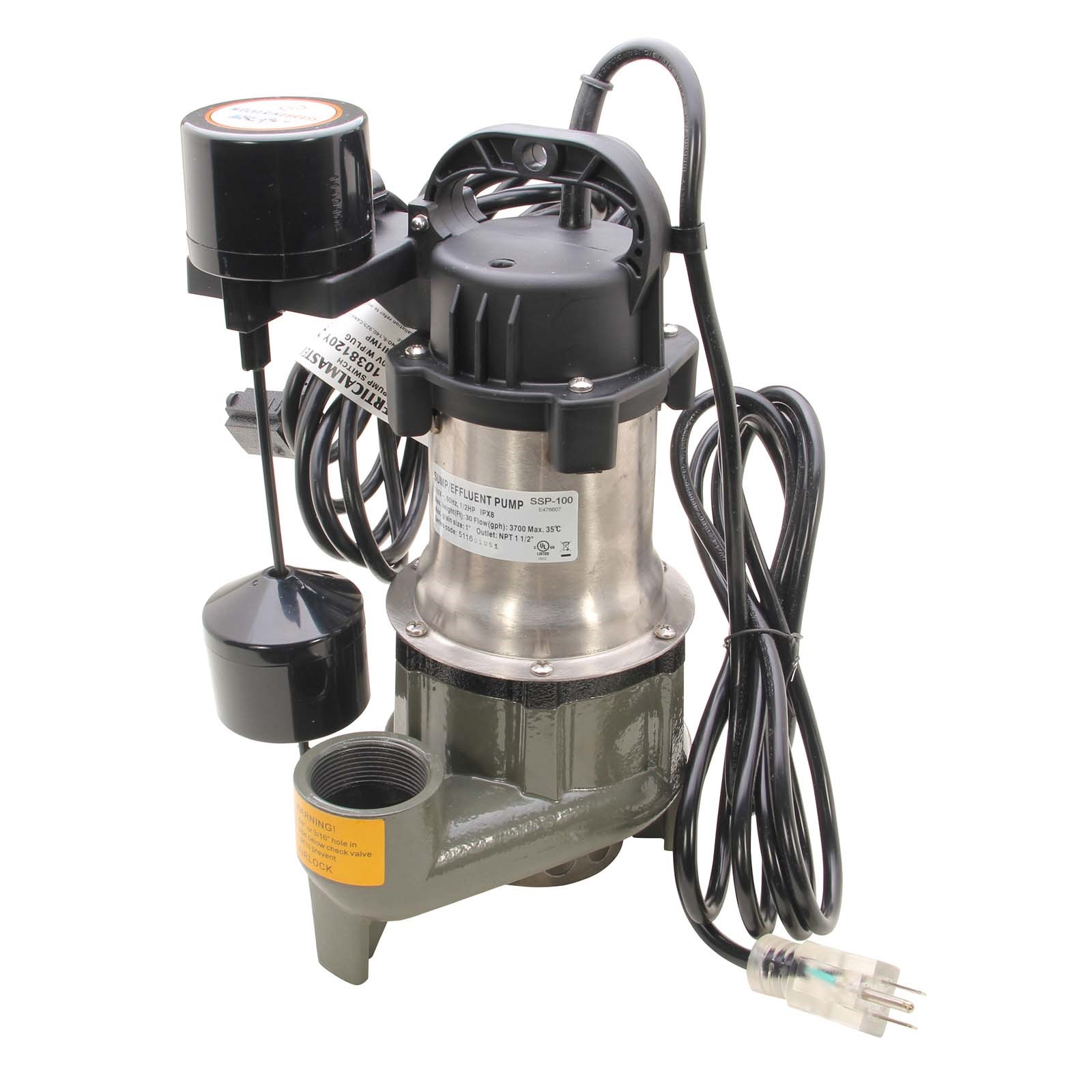 80745 THE BEAST STAINLESS STEEL SUMP PUMP, 1/2 HP