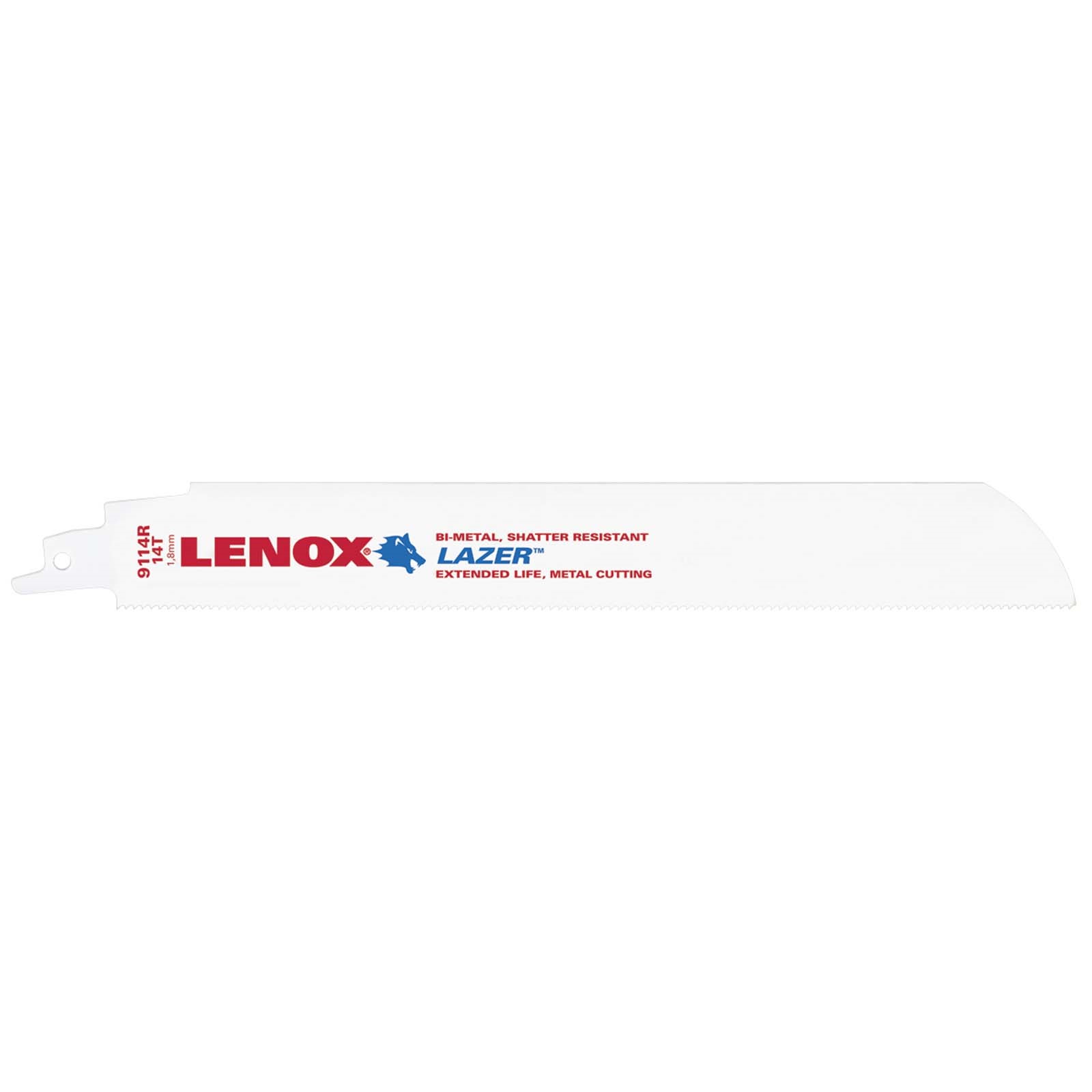 20928 9 14TPI RECIPROCATING SAW BLADE, LAZER, METAL (5 P