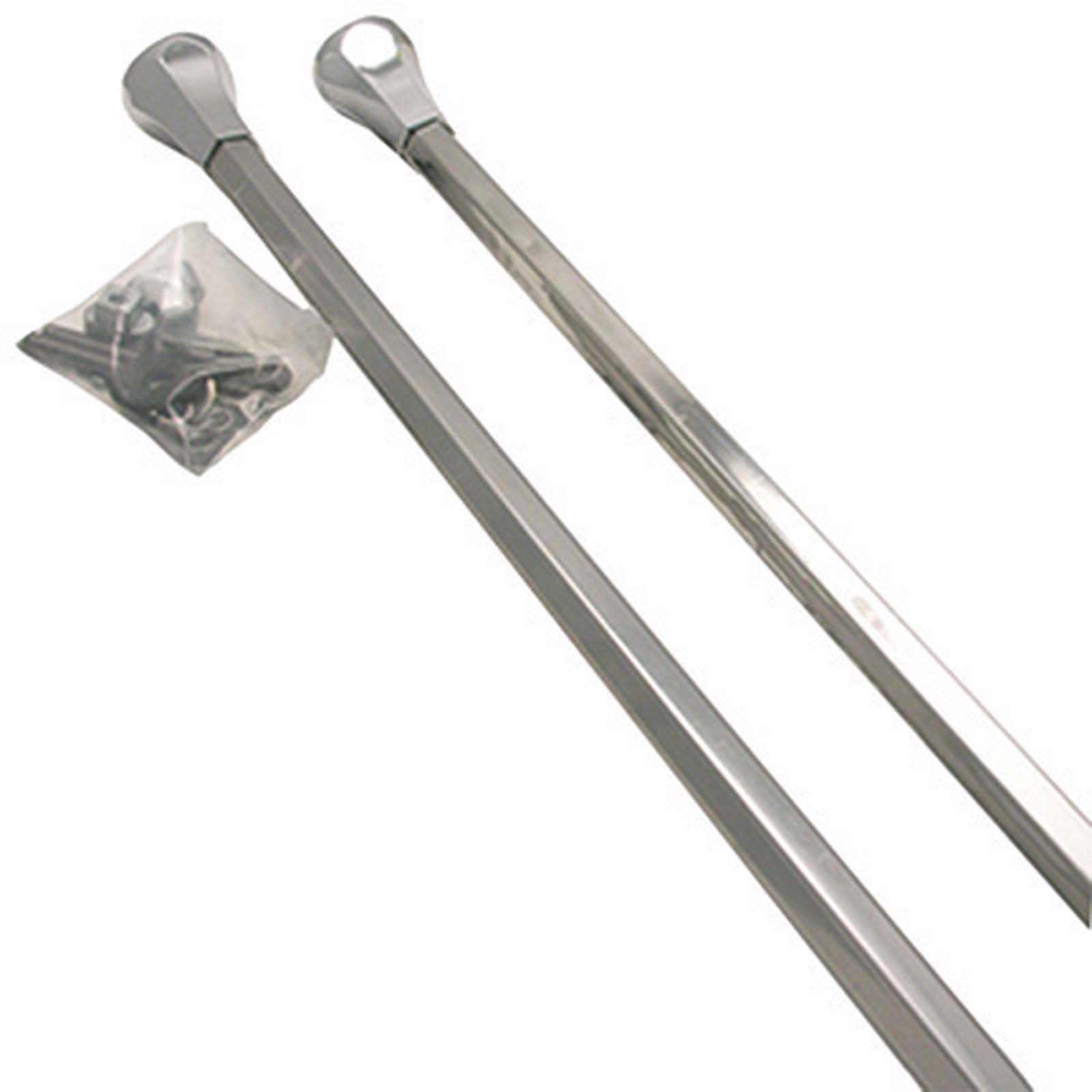 04090 CHROME PLATED STAINLESS STEEL VANITY LEG (PAIR), 3