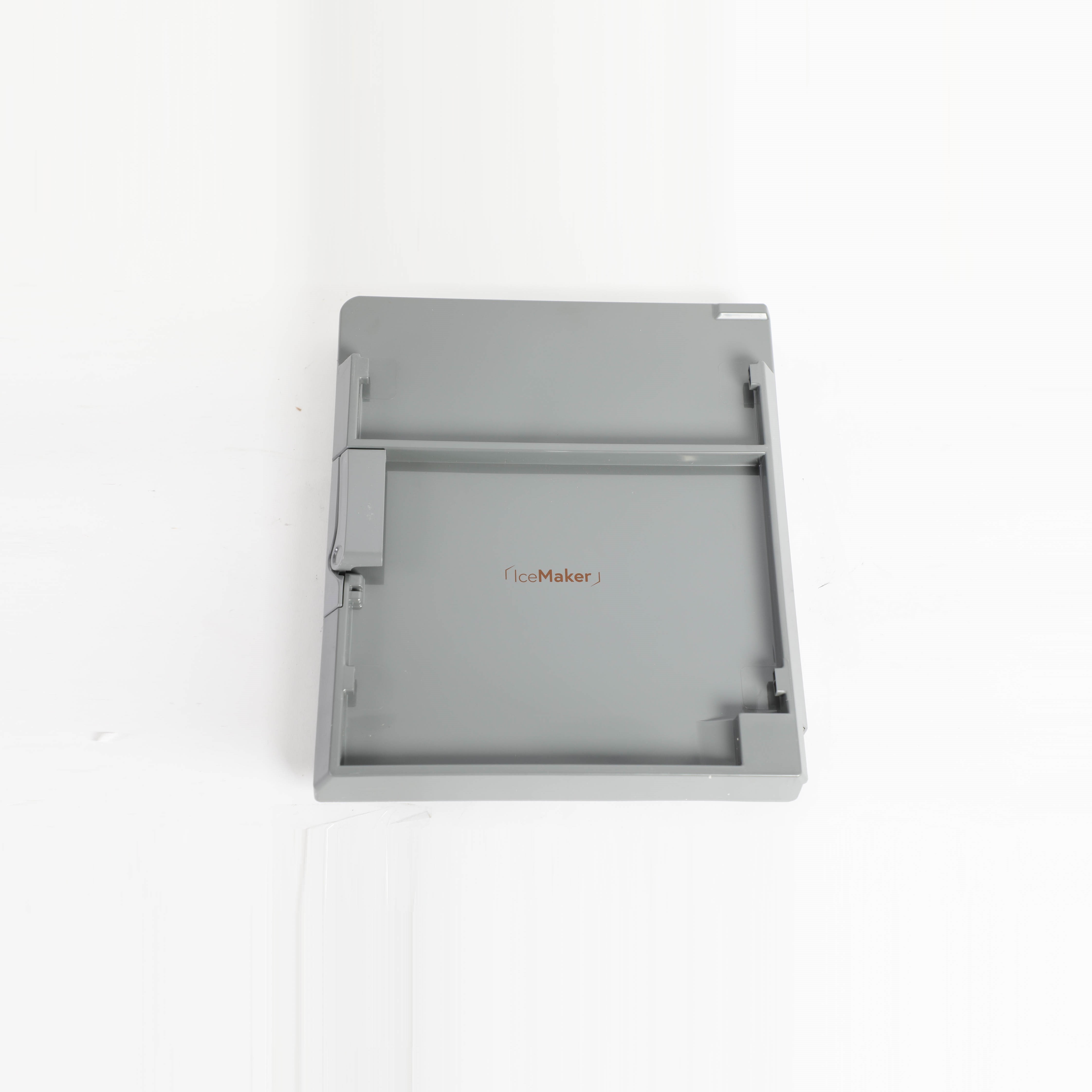 WR14X36439 GRAY ICE BOX DOOR W/ GASKET AND LATCH