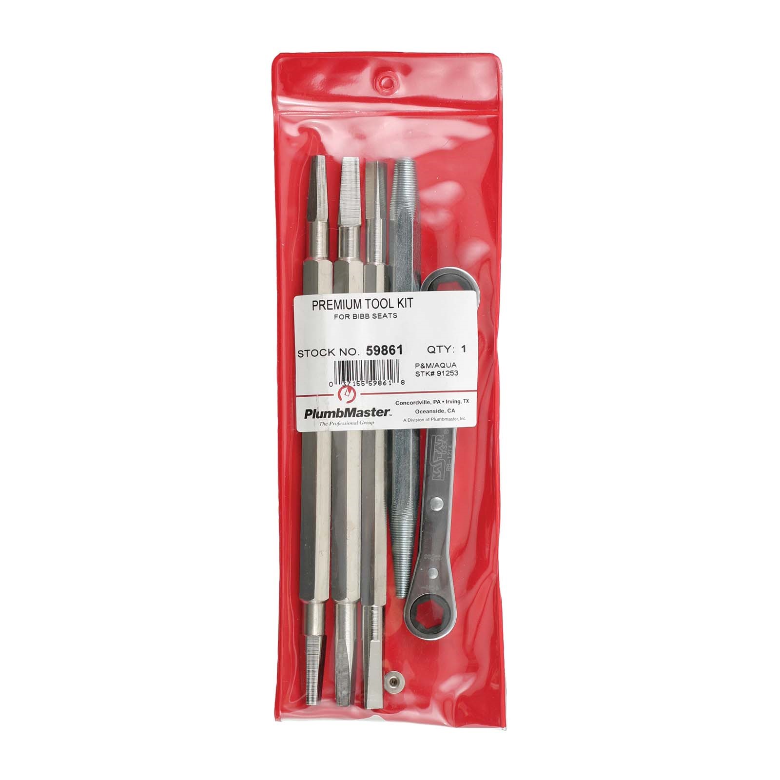 59861 PREMIUM BIBB SEAT TOOL KIT