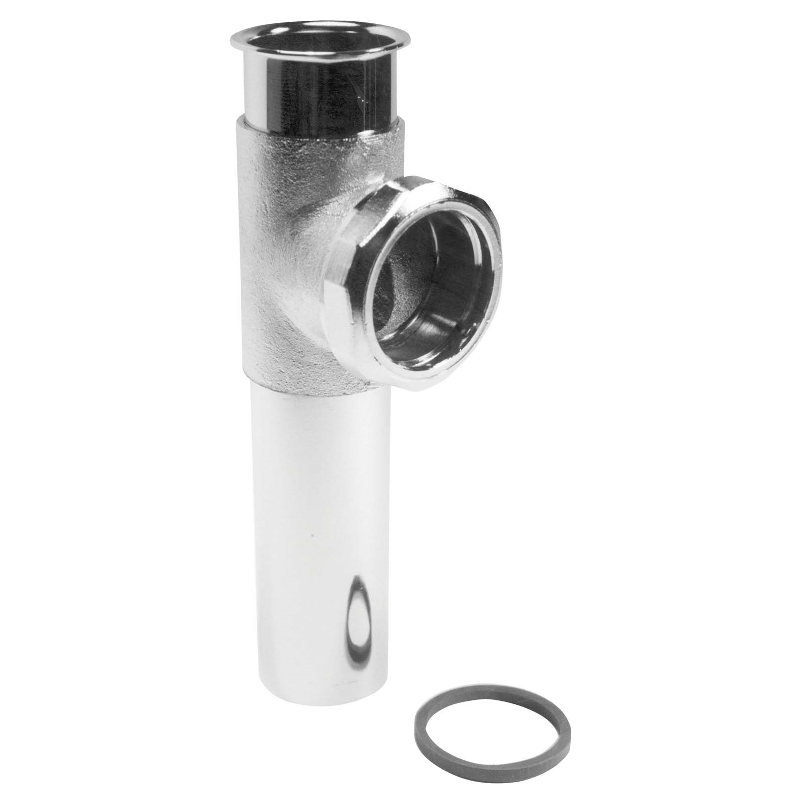 50847 1-1/2 20 GAUGE DIRECT CONNECT SINK WASTE TEE WITH