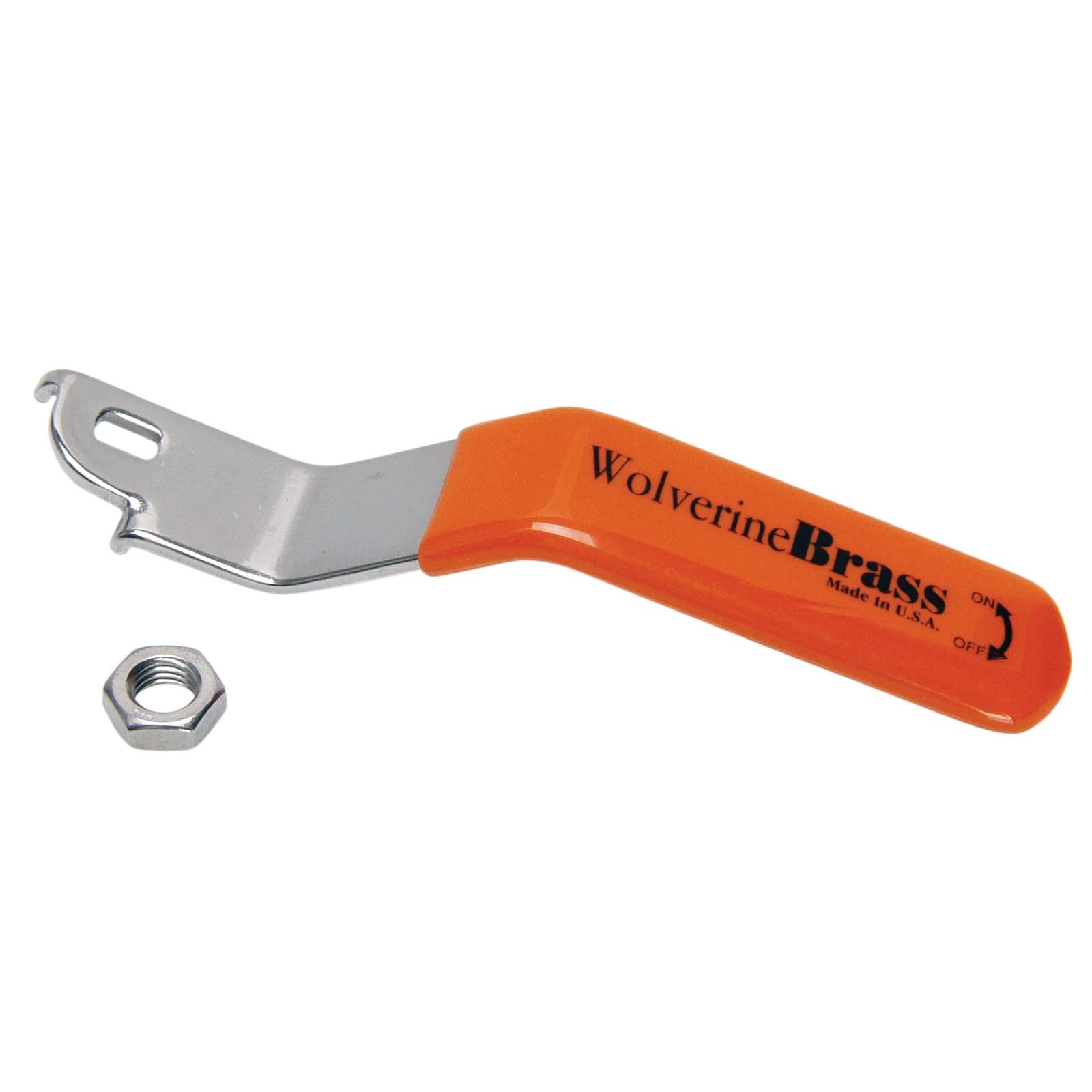 52996W WB SS BV HANDLES W/NUT,FITS 1/4,3/8,1/2FULPR