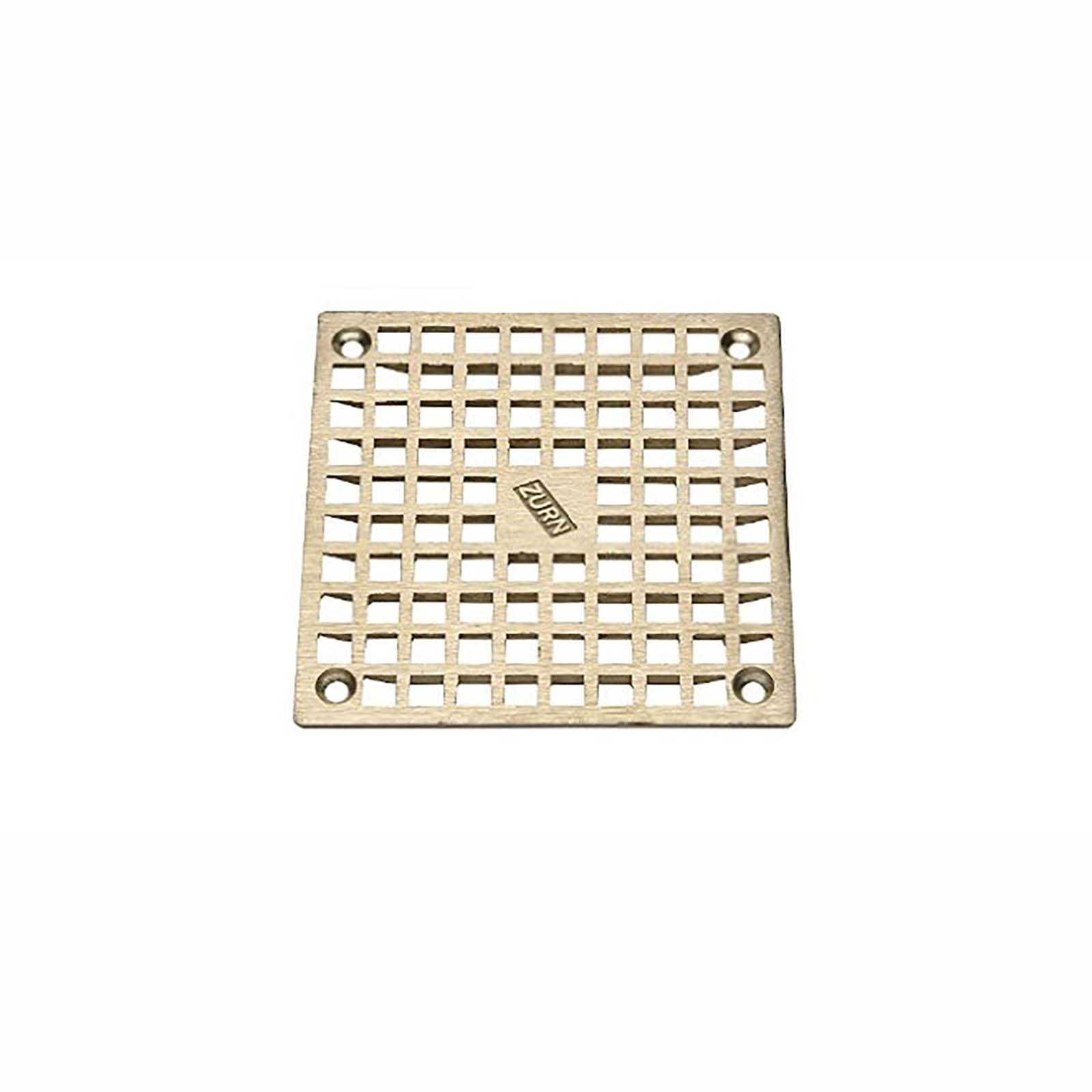 90037 6 SQUARE TYPE S POLISHED NICKEL BRONZE GRATE FOR Z