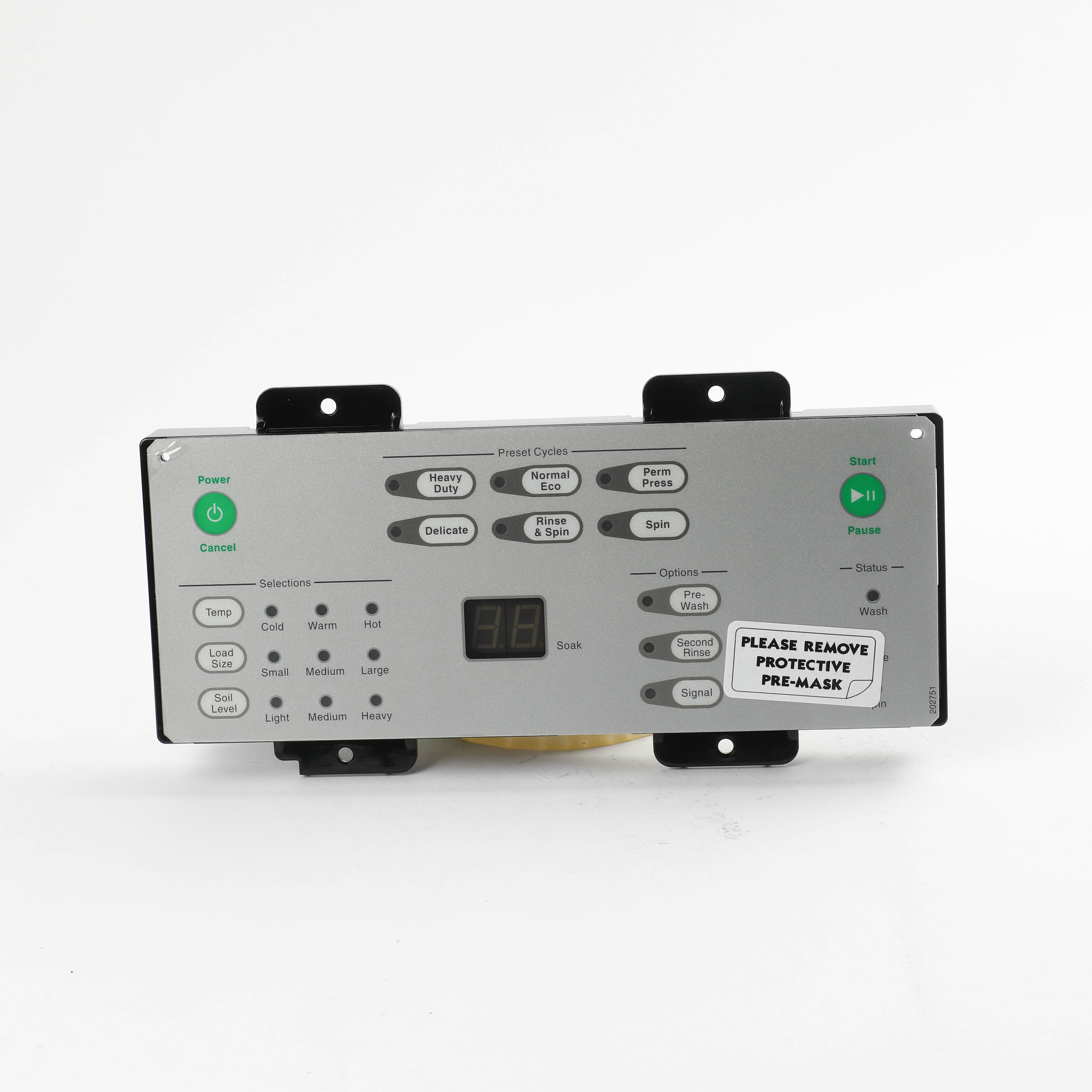 202770P ASSY,CNTRL & OVRLY H3 STD BLU 120V