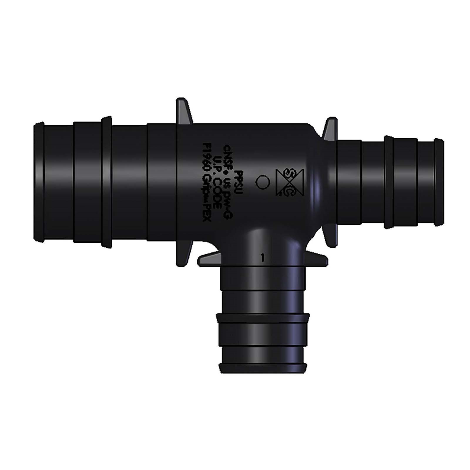 87326 PEX FITTING PLASTIC TEE F1960 3/4X1/2X1/2