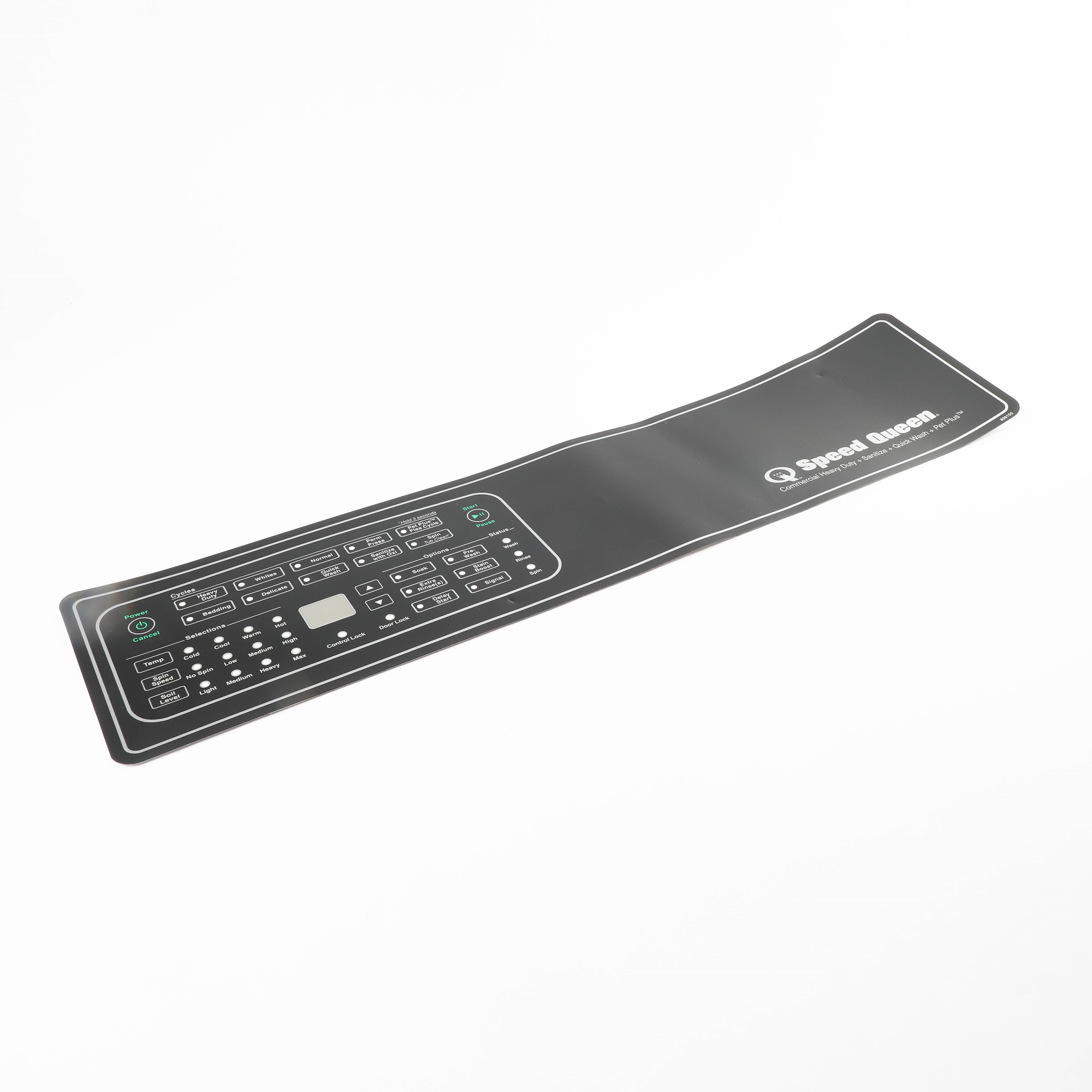 808155 OVERLAY,CONTROL FLW FC H6 HEC-SQ BLACK