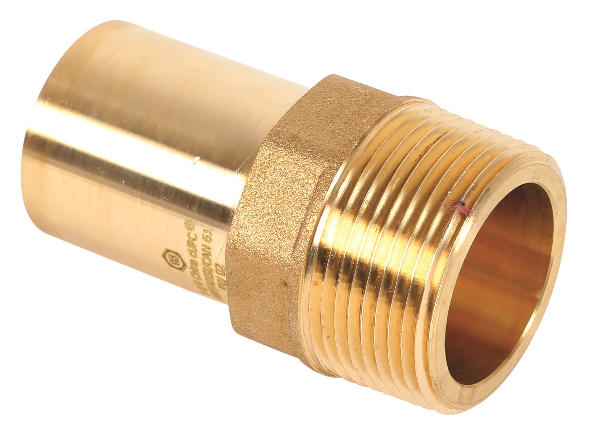 83730 1-1/4 MPT X 1-1/4 FTG BRASS ADAPTER