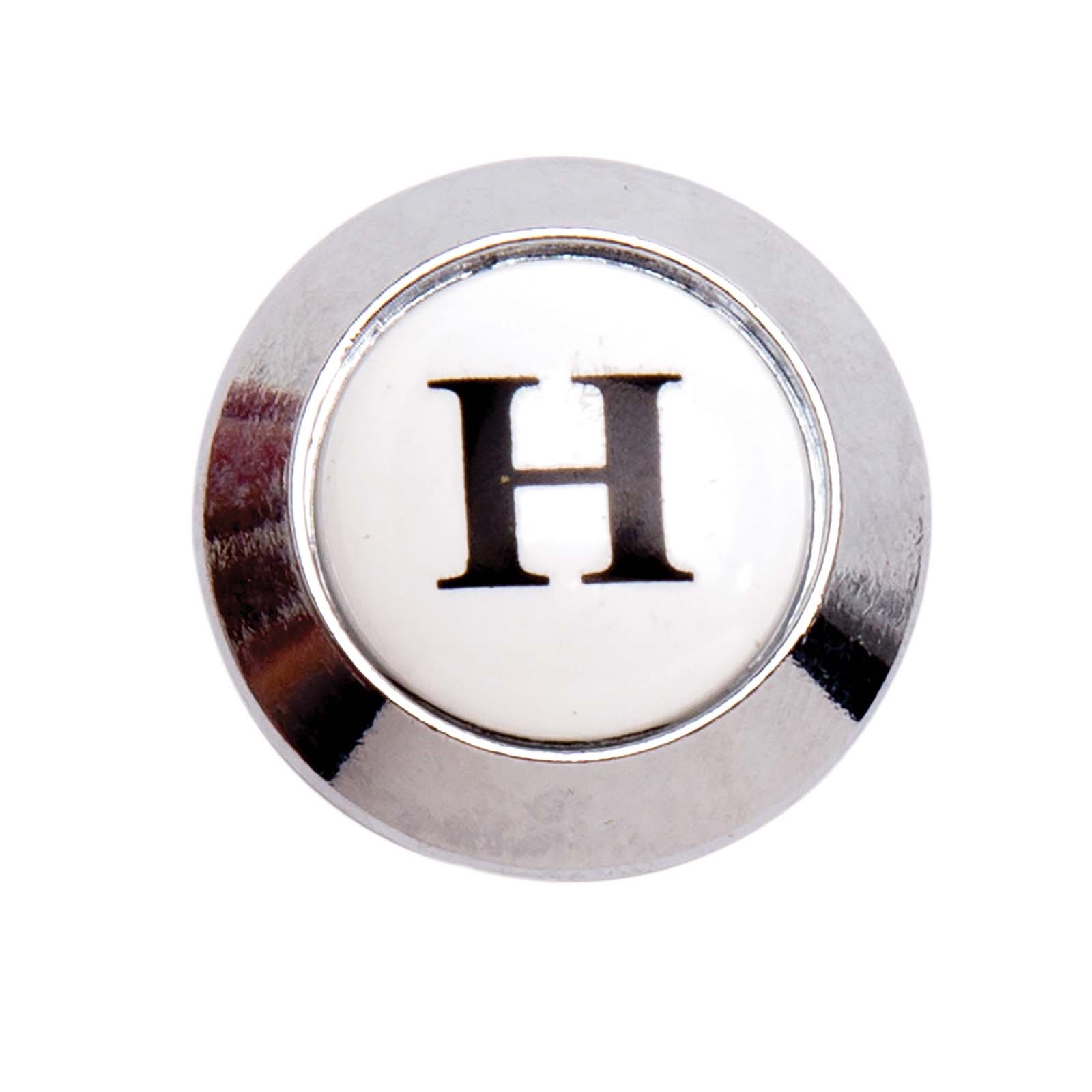 46605 CHROME PLATED PORCELAIN HOT INDEX BUTTON