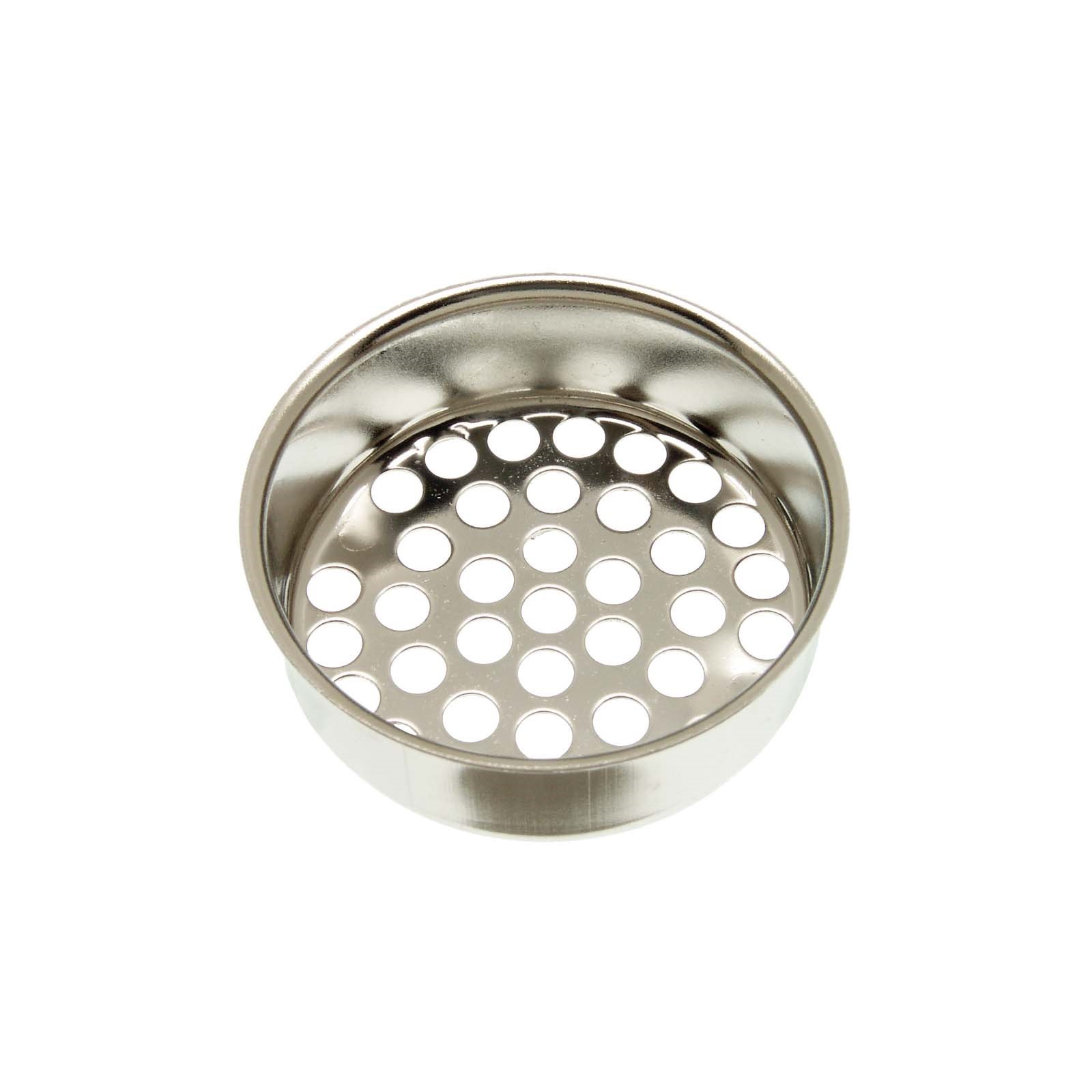 36418 1-31/64 X 1/2 CHROME PLATED METAL SHALLOW BASKET C
