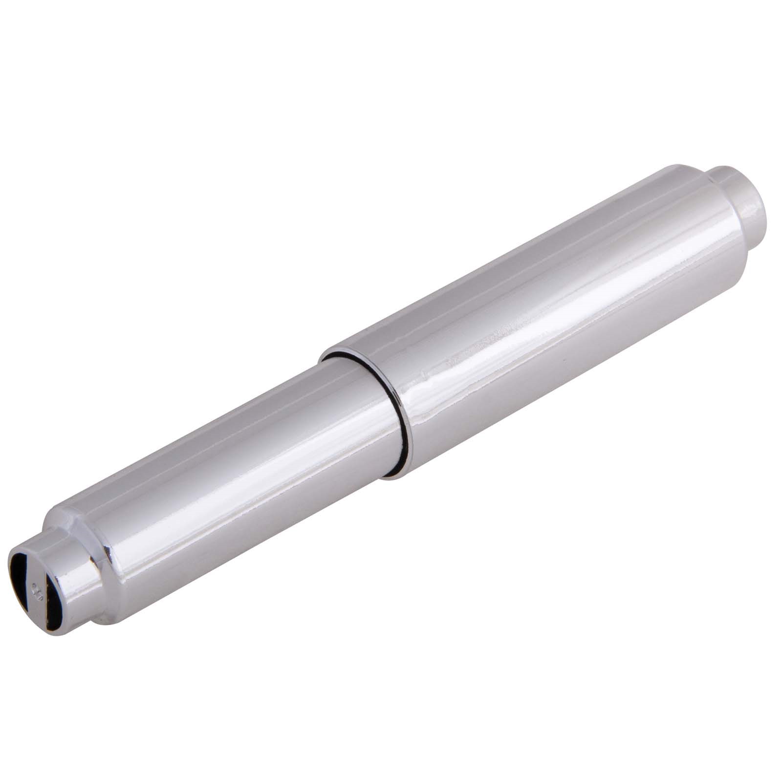 41240 PLASTIC TISSUE ROLLER WITH 5/8 TIPS, CHROME
