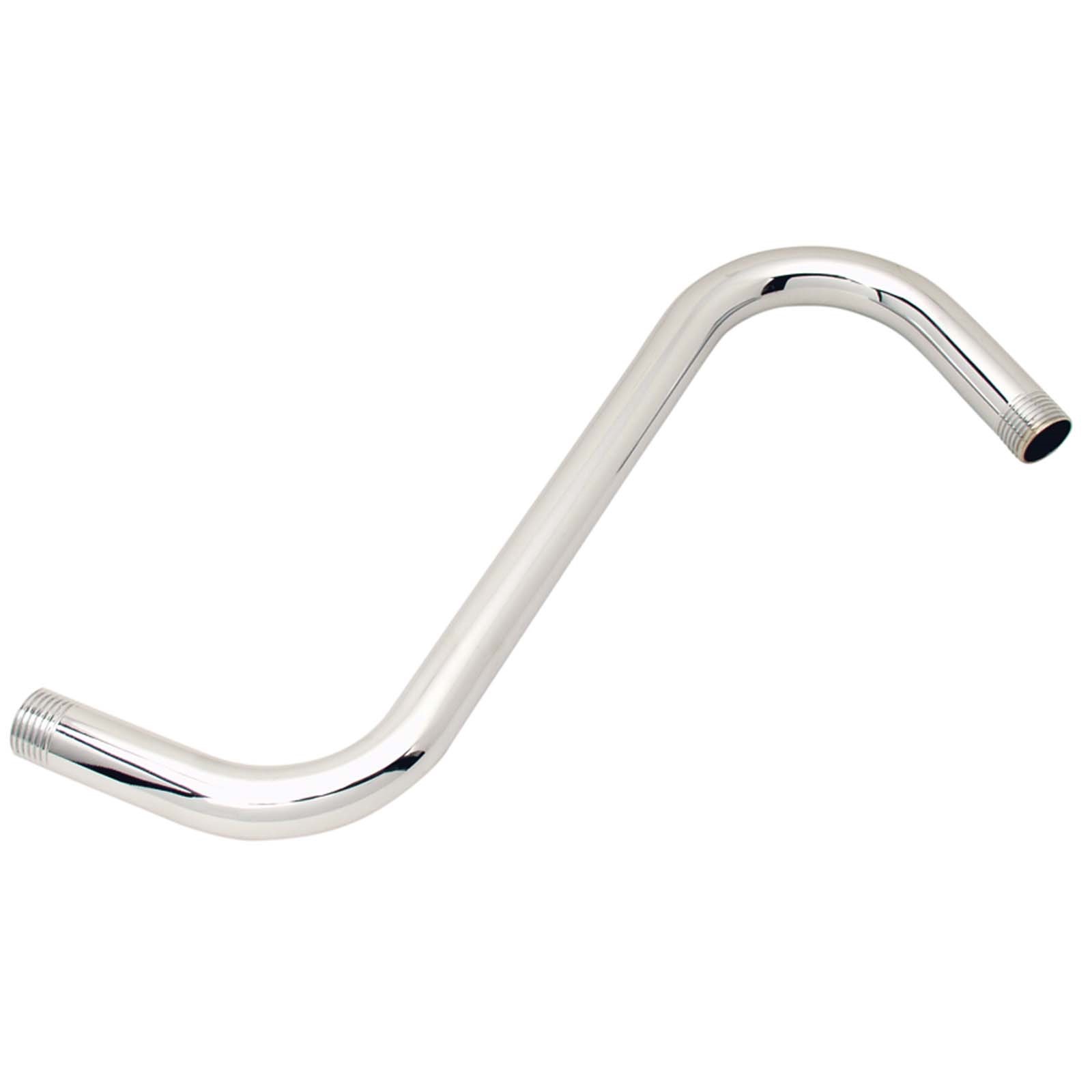 52454 S SHAPED SHOWER ARM EXTENSION, 10 LENGTH, CHROME